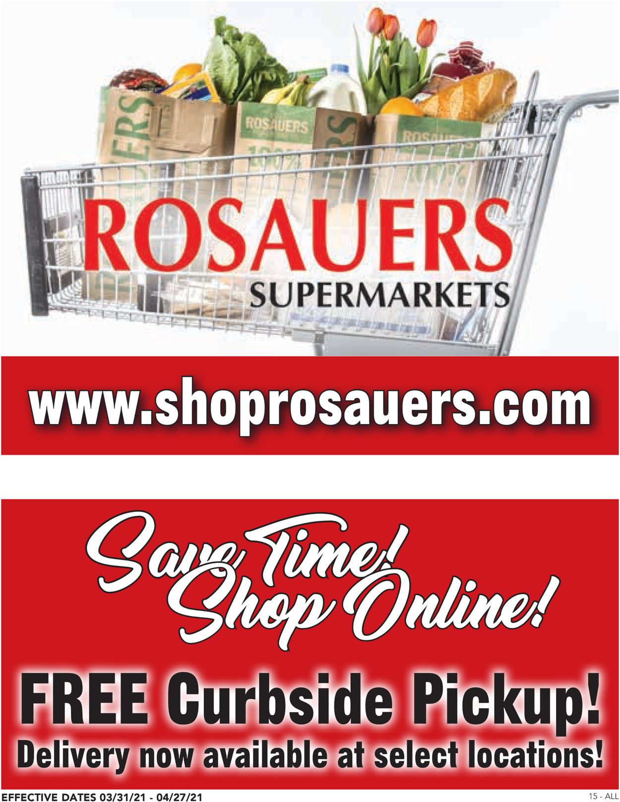 Rosauers Weekly Ad Circular - valid 03/31-04/27/2021 (Page 15)