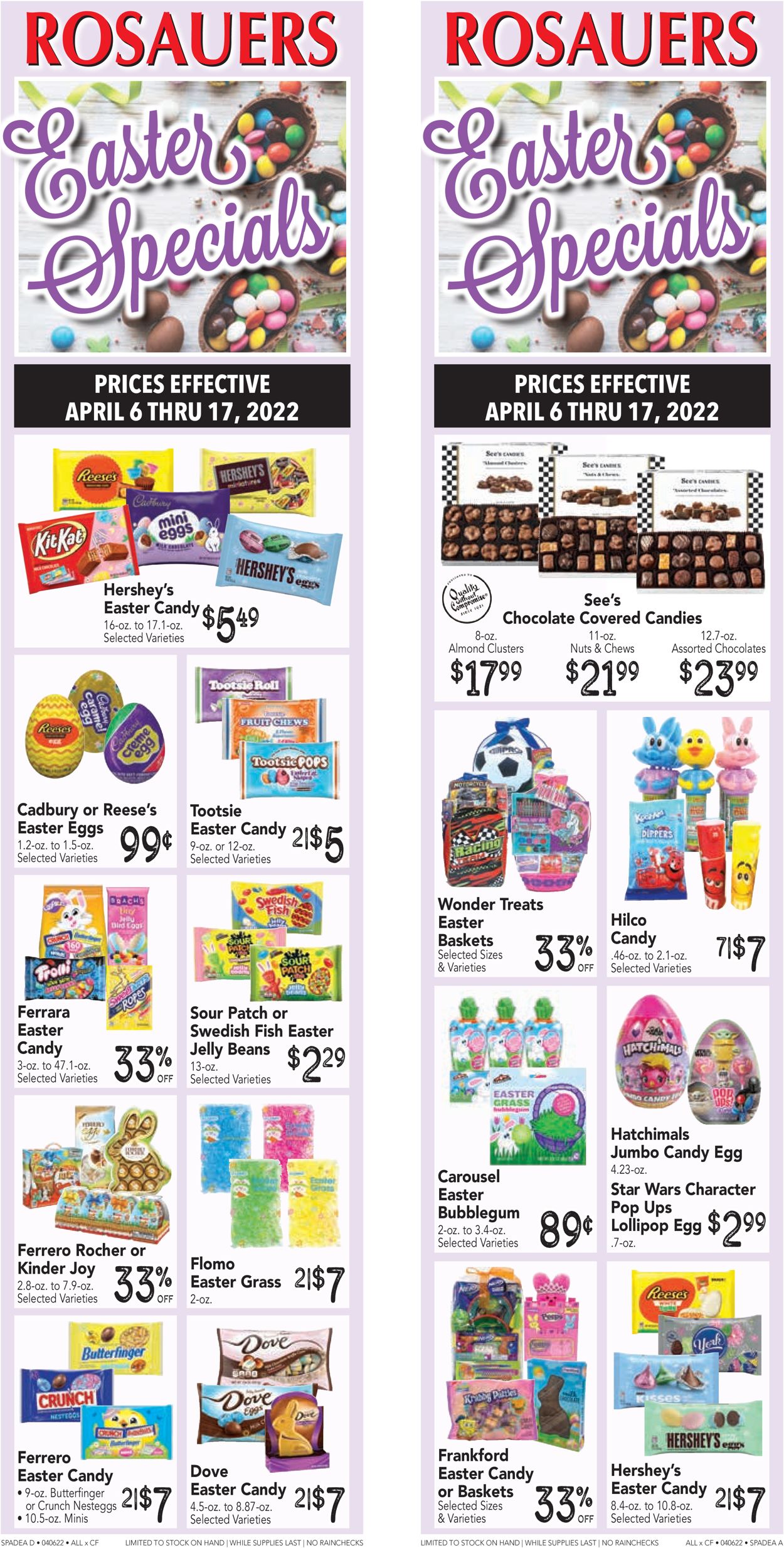 Rosauers EASTER 2022 Weekly Ad Circular - valid 04/06-04/12/2022 (Page 2)