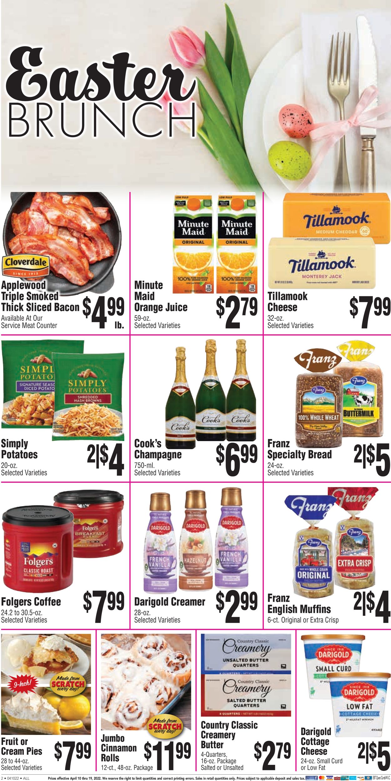 Rosauers EASTER AD 2022 Weekly Ad Circular - valid 04/10-04/19/2022 (Page 2)