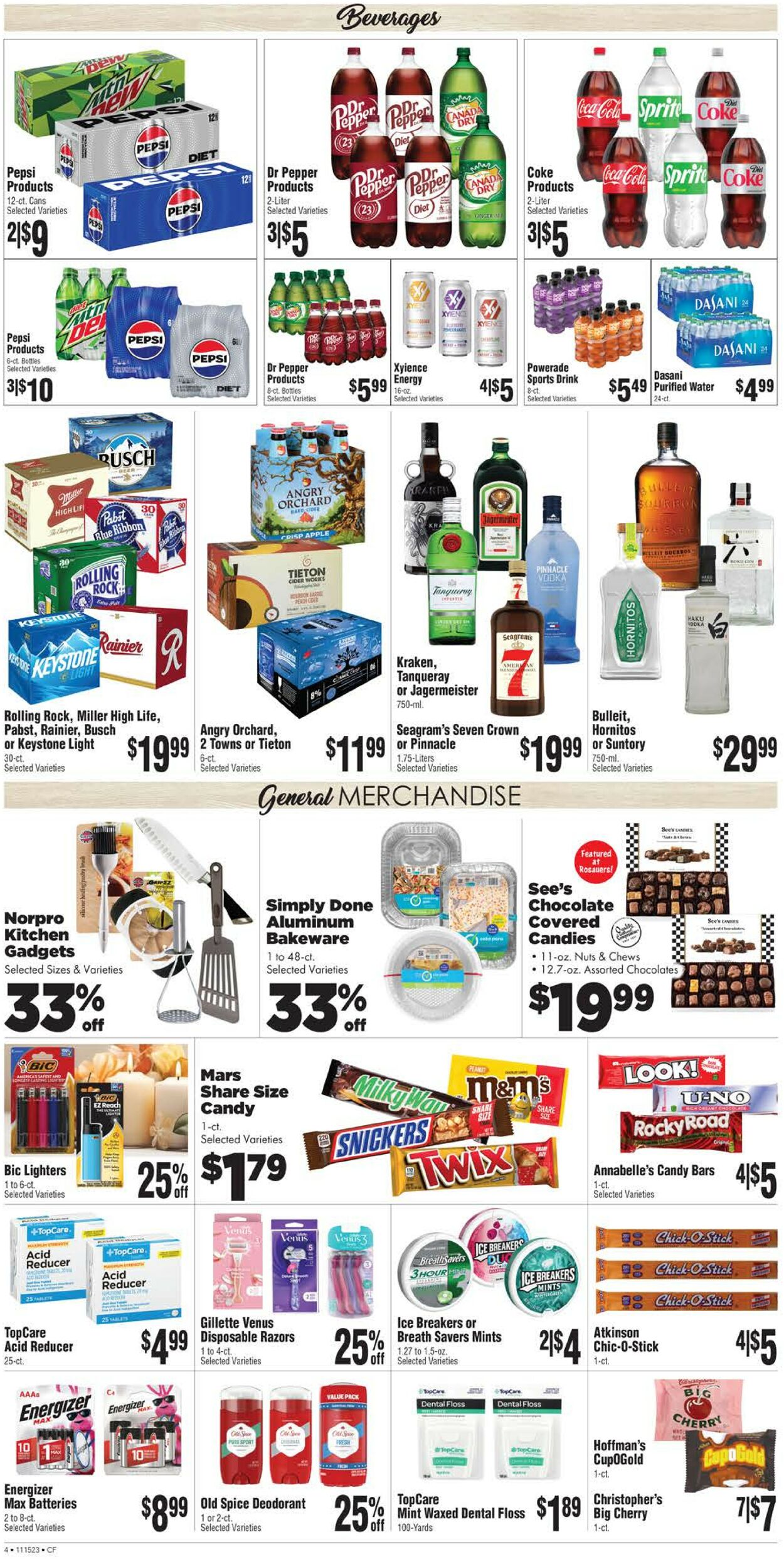 Rosauers Weekly Ad Circular - valid 11/19-11/26/2023 (Page 4)