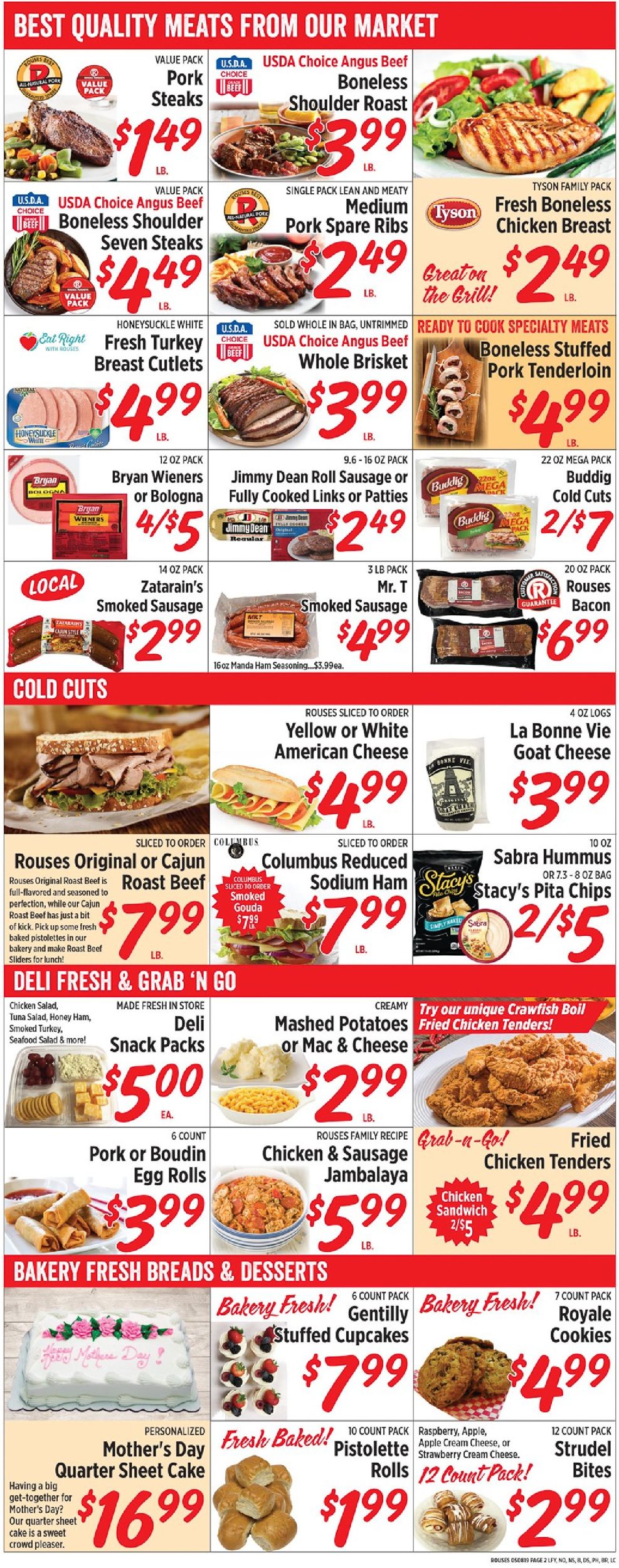 Rouses Weekly Ad Circular - valid 05/08-05/15/2019 (Page 2)