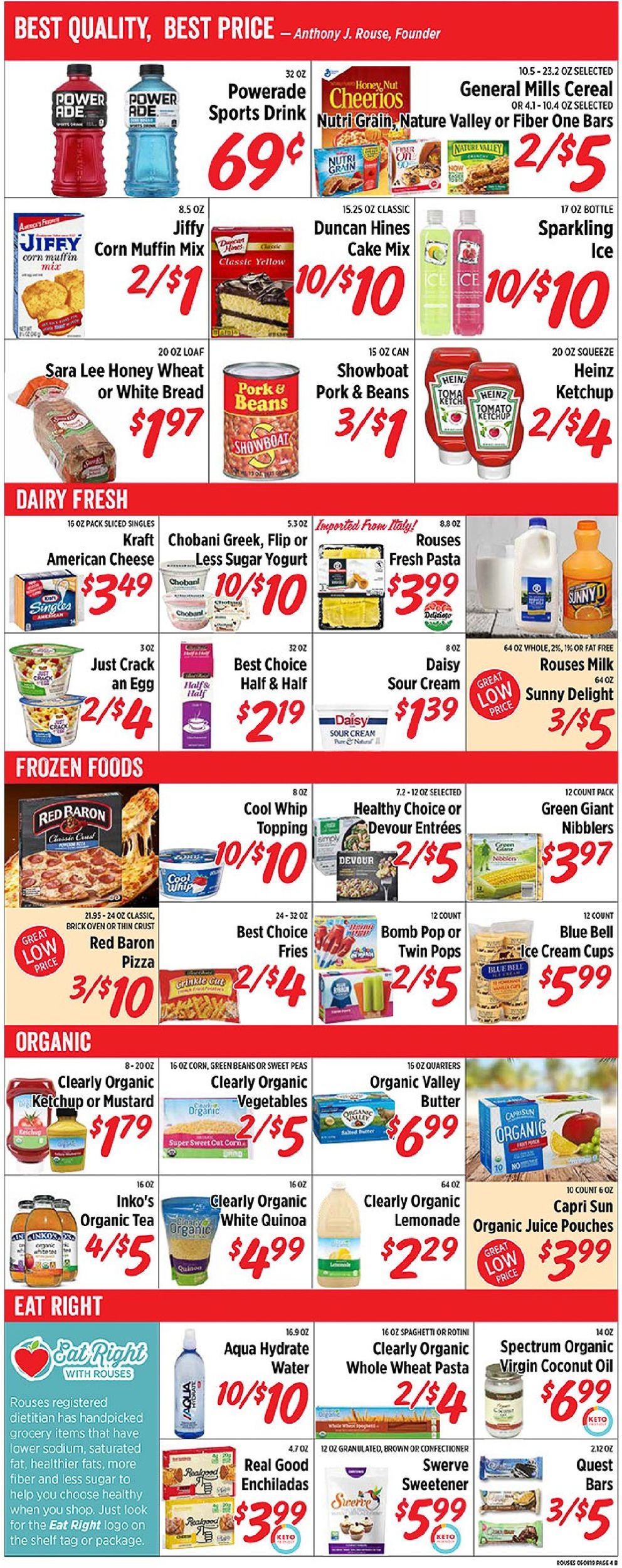 Rouses Weekly Ad Circular - valid 05/08-05/15/2019 (Page 4)