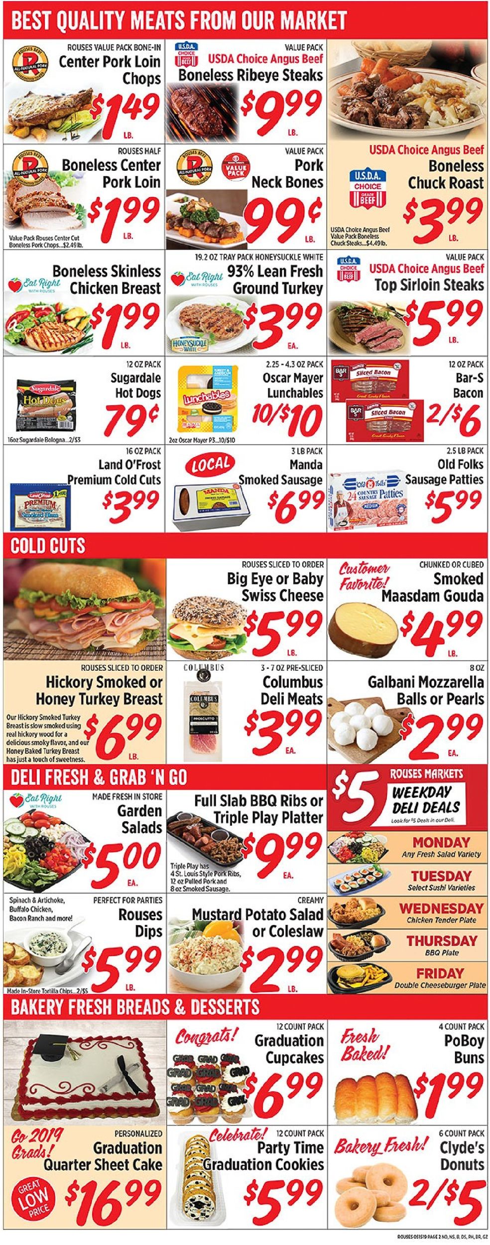 Rouses Weekly Ad Circular - valid 05/15-05/22/2019 (Page 2)