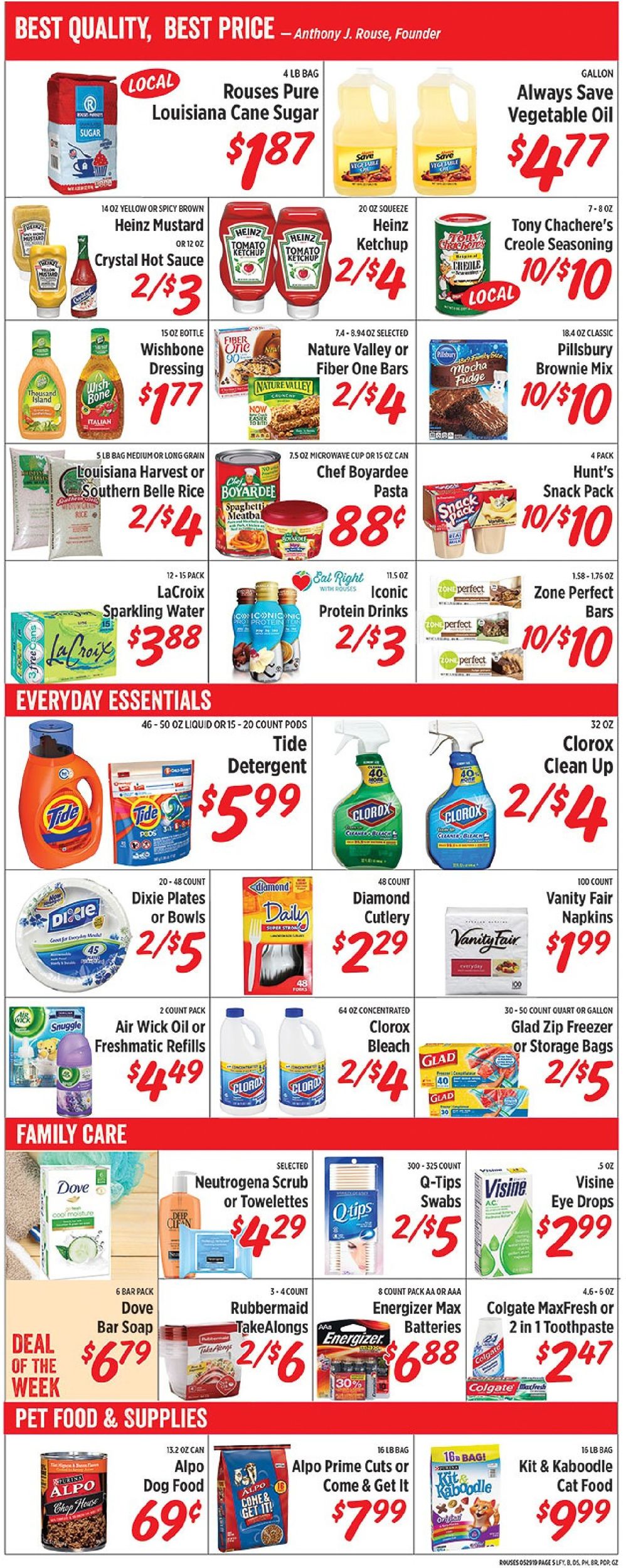 Rouses Weekly Ad Circular - valid 05/29-06/05/2019 (Page 5)