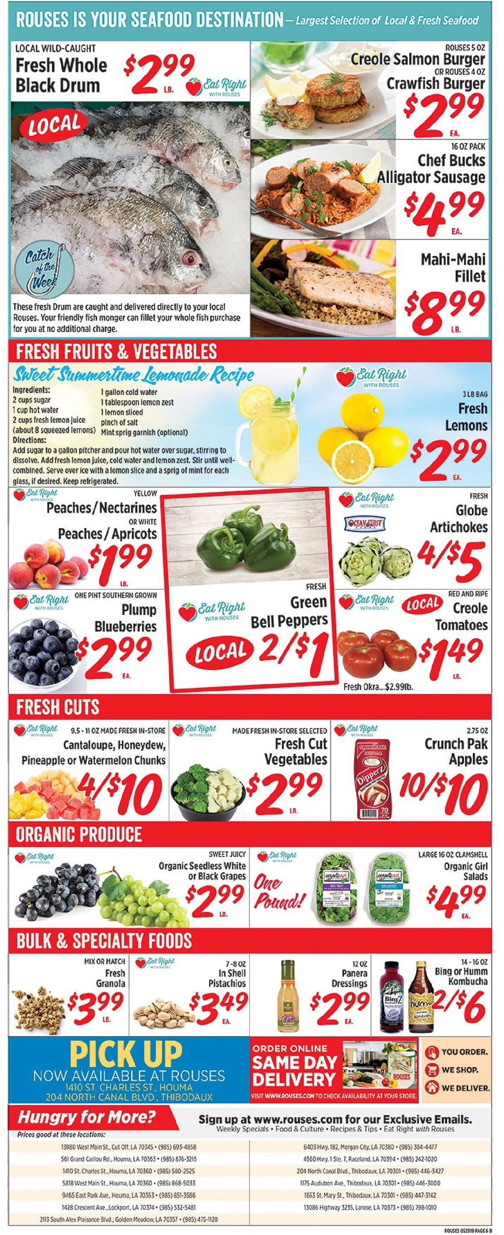 Rouses Weekly Ad Circular - valid 05/29-06/05/2019 (Page 6)