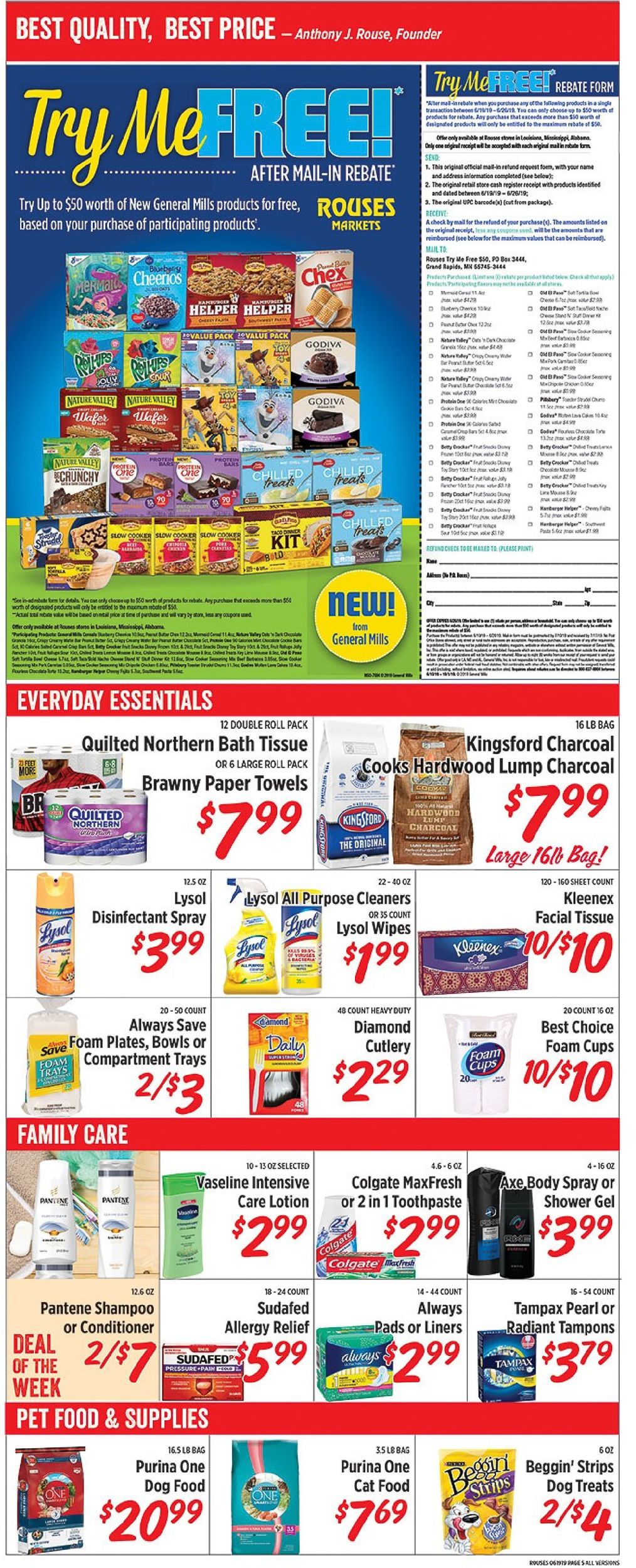 Rouses Weekly Ad Circular - valid 06/19-06/26/2019 (Page 5)