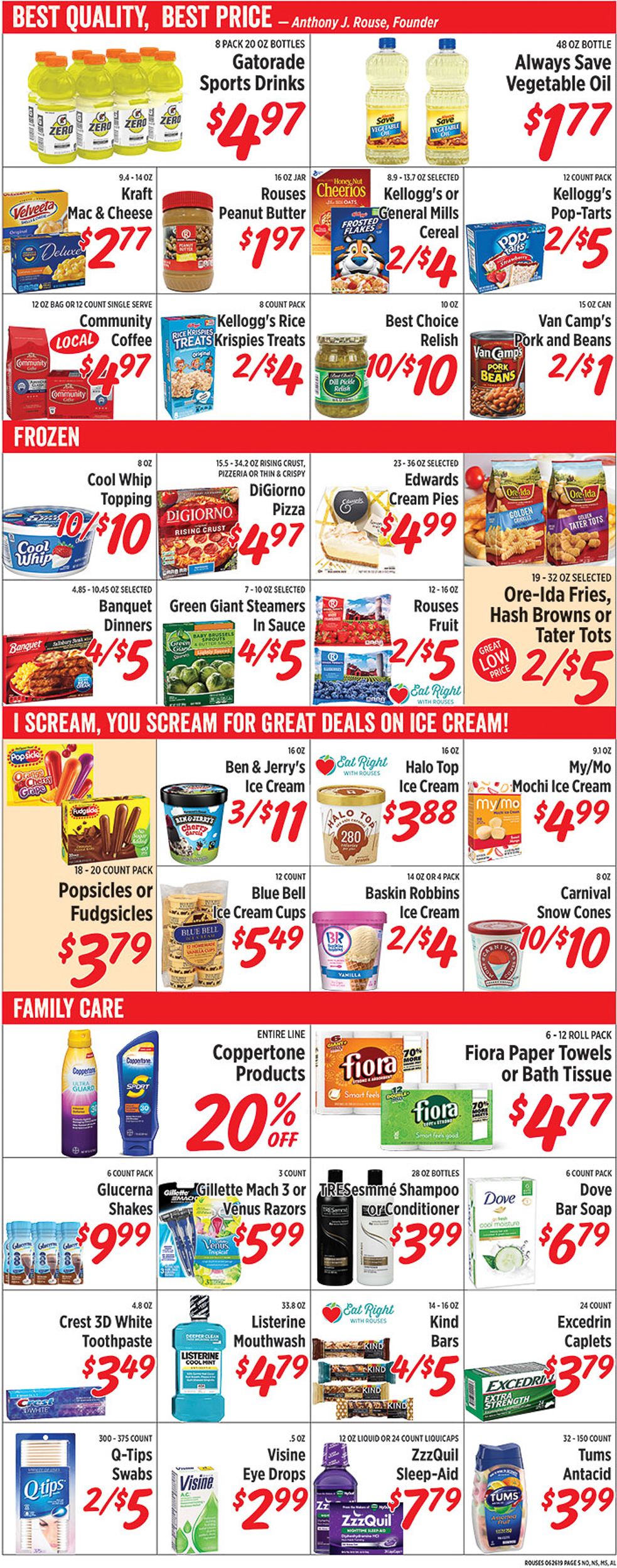 Rouses Weekly Ad Circular - valid 06/26-07/04/2019 (Page 7)