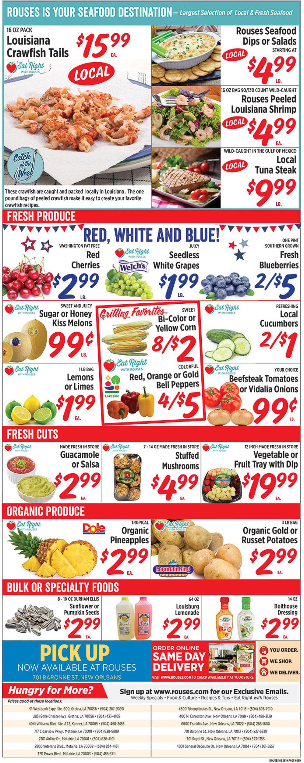 Rouses Weekly Ad Circular - valid 06/26-07/04/2019 (Page 8)