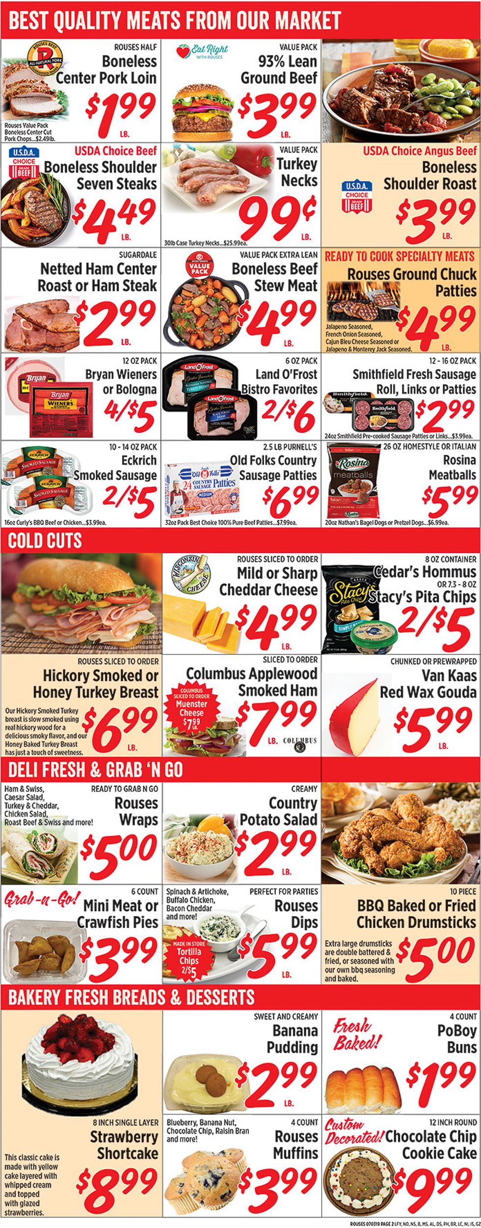 Rouses Weekly Ad Circular - valid 07/03-07/10/2019 (Page 2)