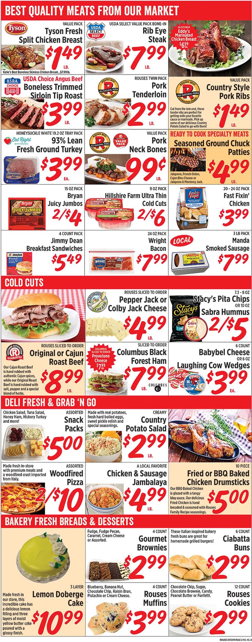 Rouses Weekly Ad Circular - valid 07/24-07/31/2019 (Page 4)