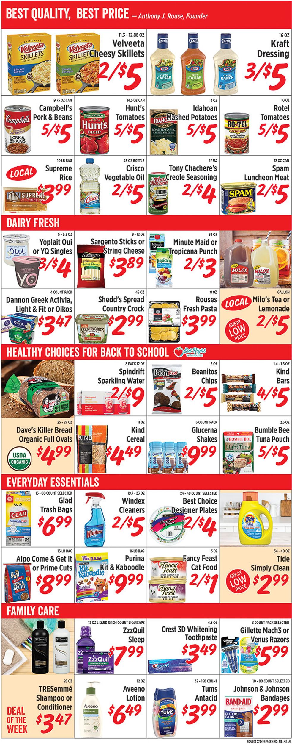 Rouses Weekly Ad Circular - valid 07/24-07/31/2019 (Page 6)