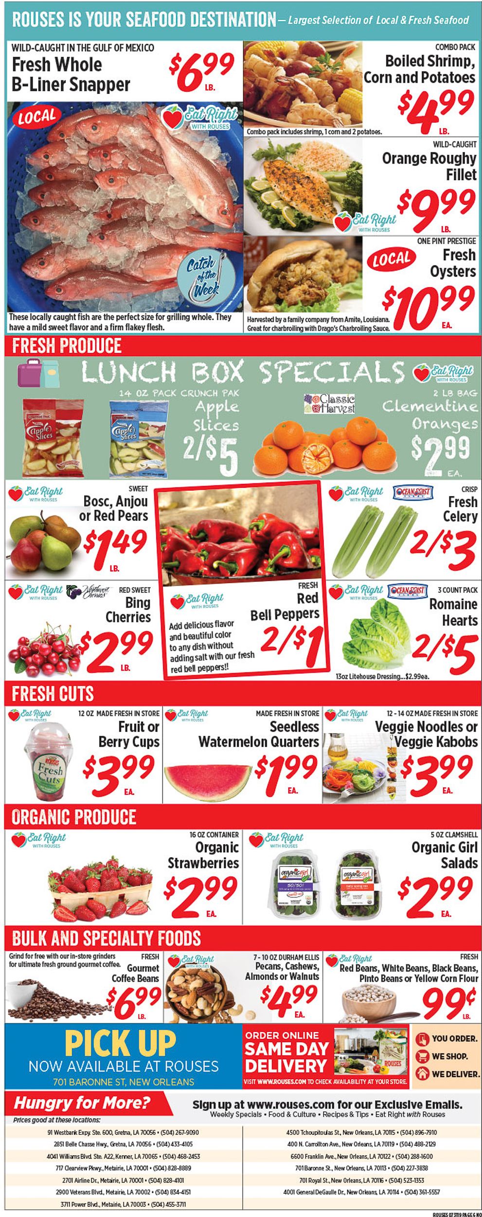 Rouses Weekly Ad Circular - valid 07/31-08/07/2019 (Page 6)