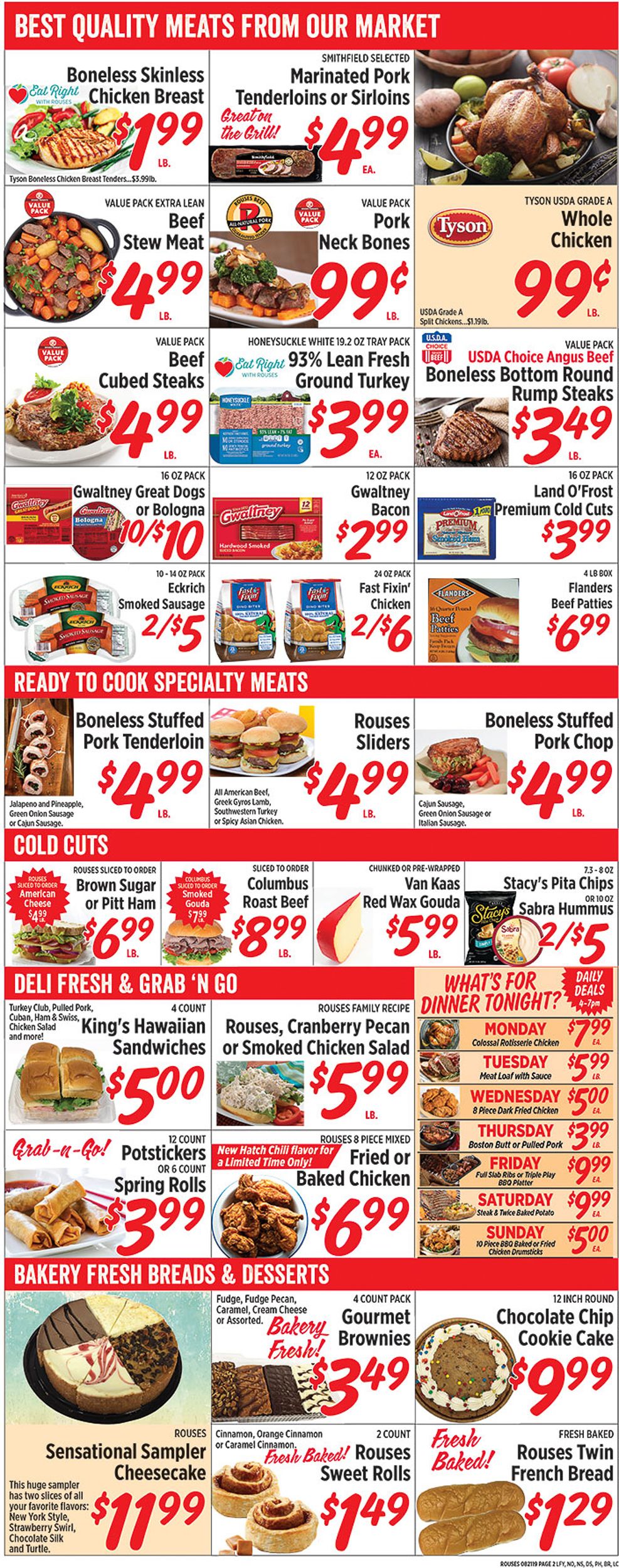 Rouses Weekly Ad Circular - valid 08/21-08/28/2019 (Page 2)