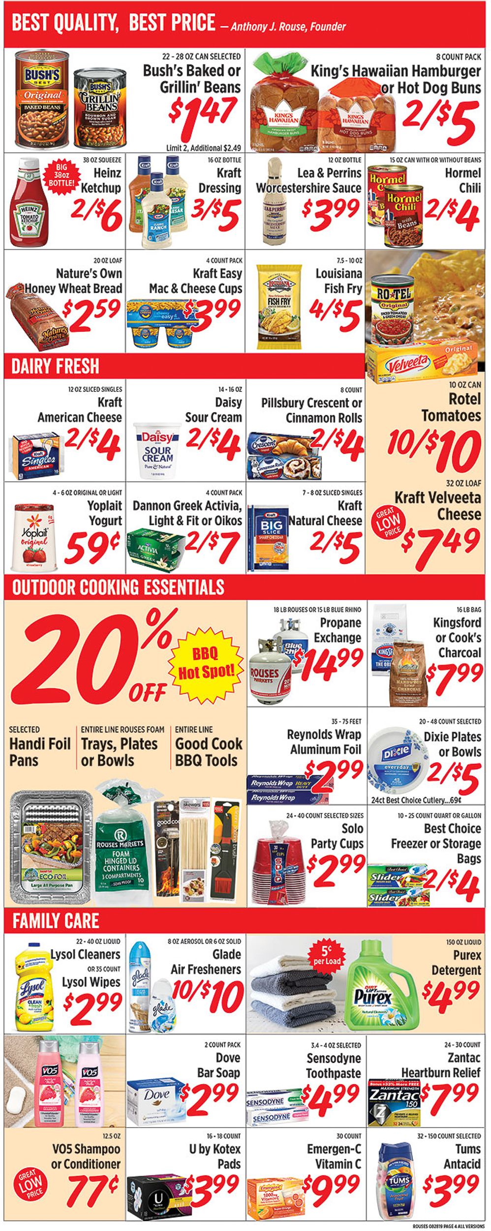Rouses Weekly Ad Circular - valid 08/28-09/04/2019 (Page 4)