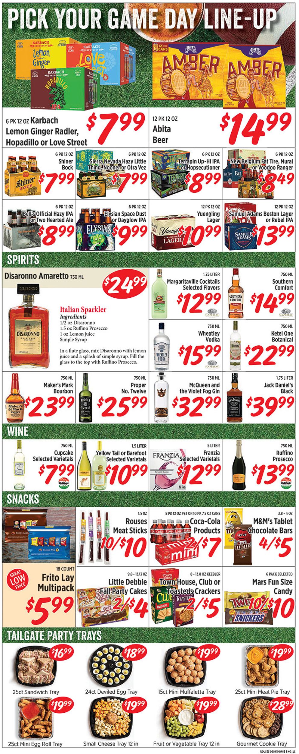 Rouses Weekly Ad Circular - valid 09/04-09/11/2019 (Page 3)