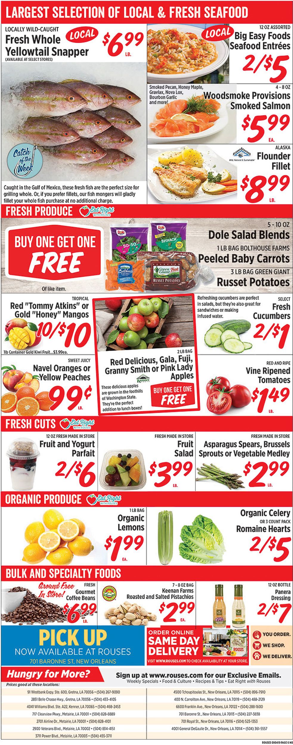 Rouses Weekly Ad Circular - valid 09/04-09/11/2019 (Page 6)