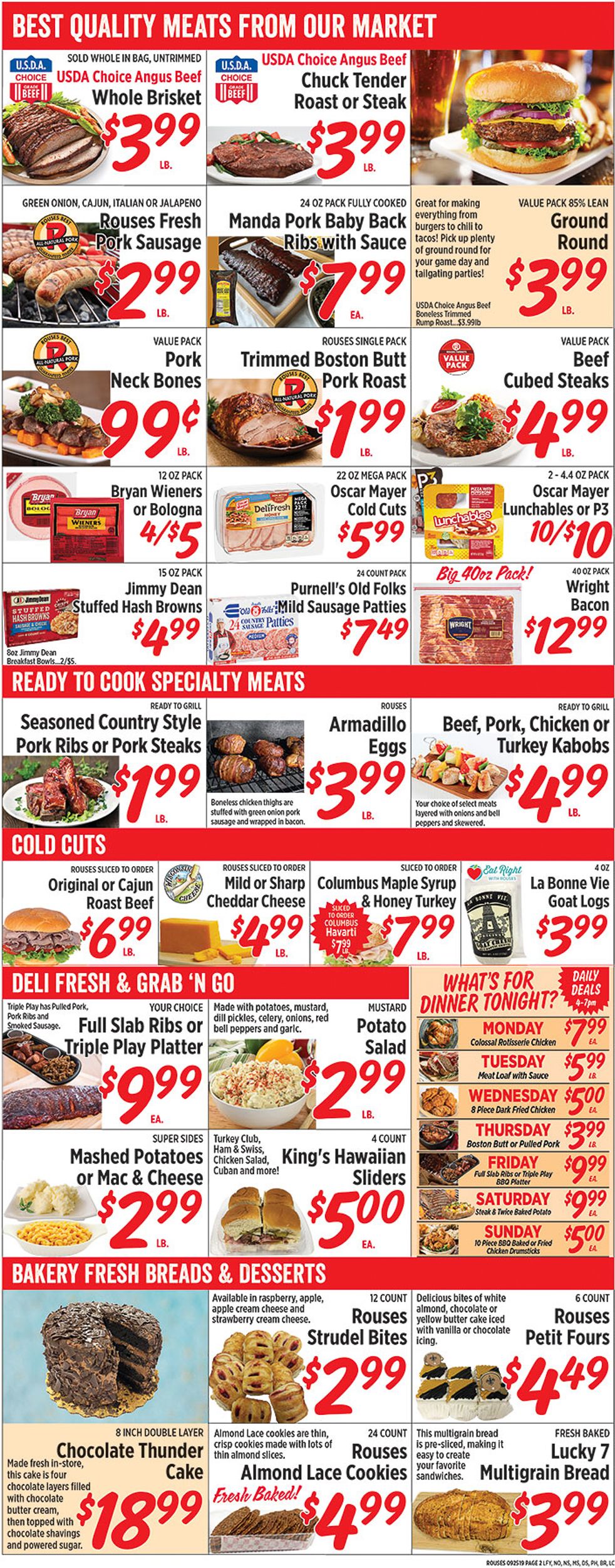 Rouses Weekly Ad Circular - valid 09/25-10/02/2019 (Page 4)