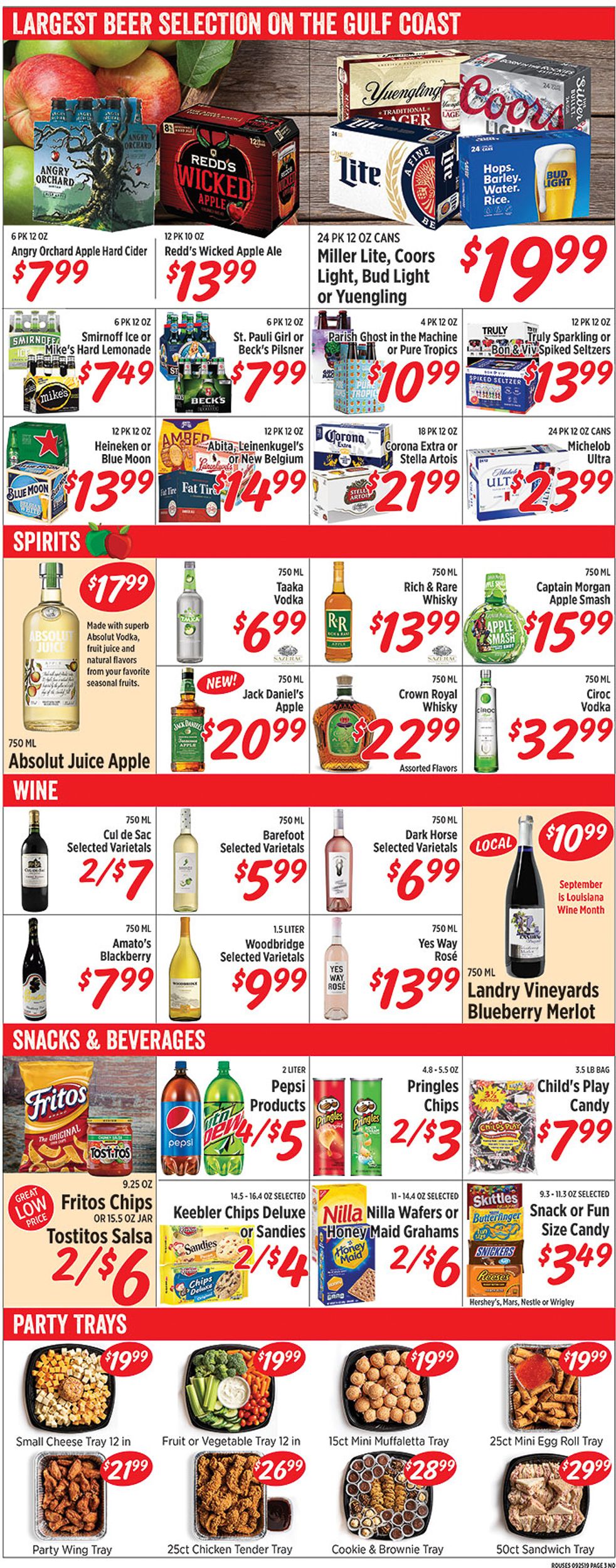 Rouses Weekly Ad Circular - valid 09/25-10/02/2019 (Page 5)