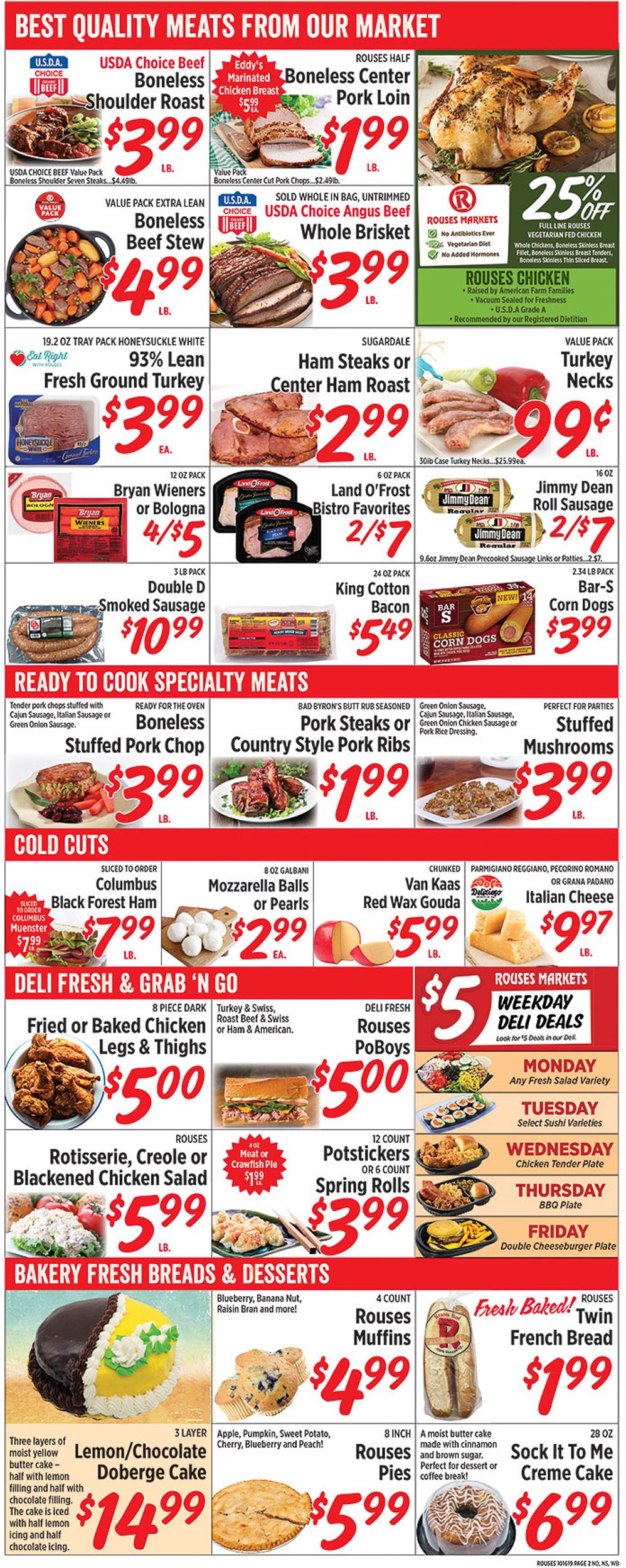 Rouses Weekly Ad Circular - valid 10/16-10/23/2019 (Page 2)