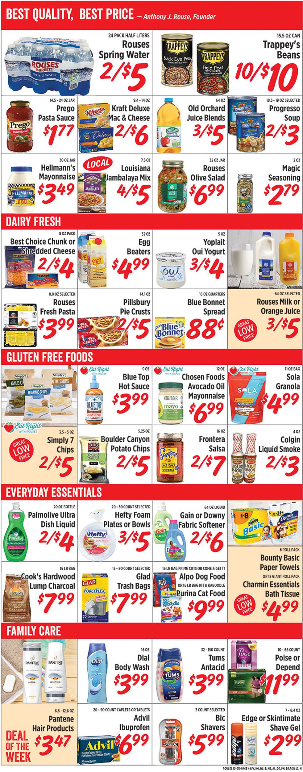 Rouses Weekly Ad Circular - valid 10/16-10/23/2019 (Page 4)