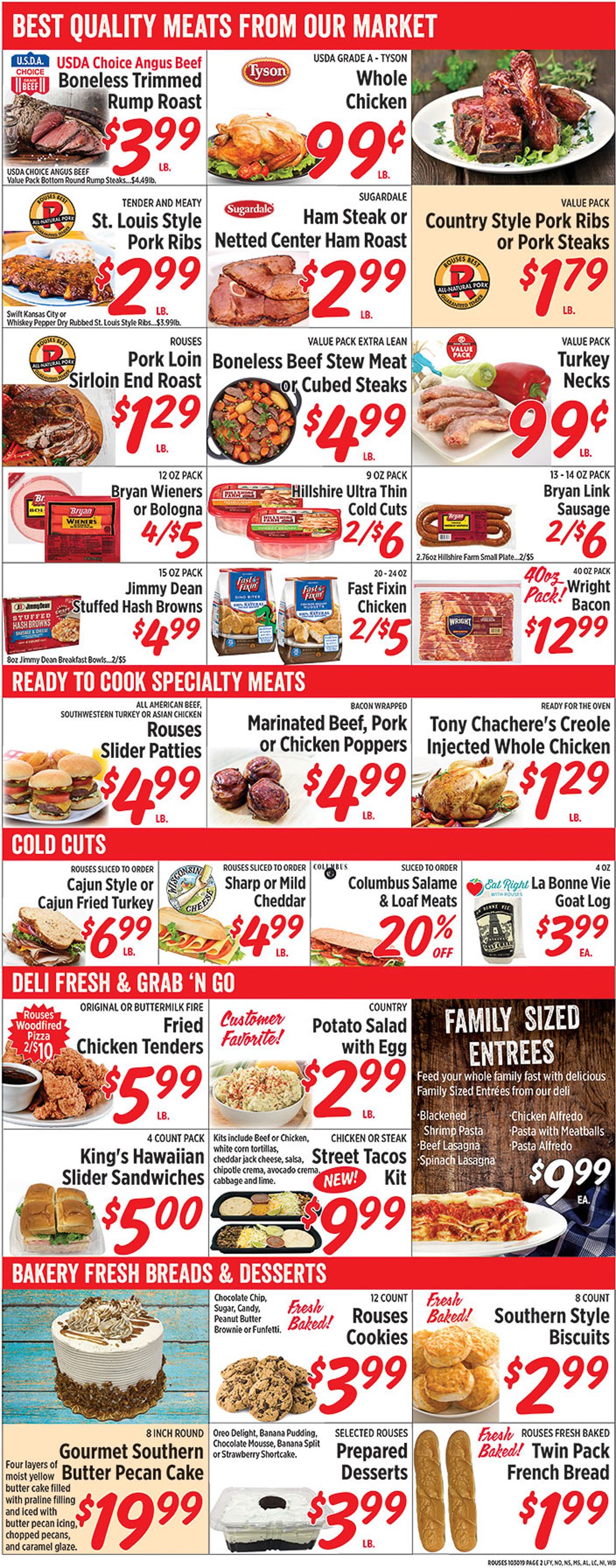 Rouses Weekly Ad Circular - valid 10/30-11/06/2019 (Page 2)