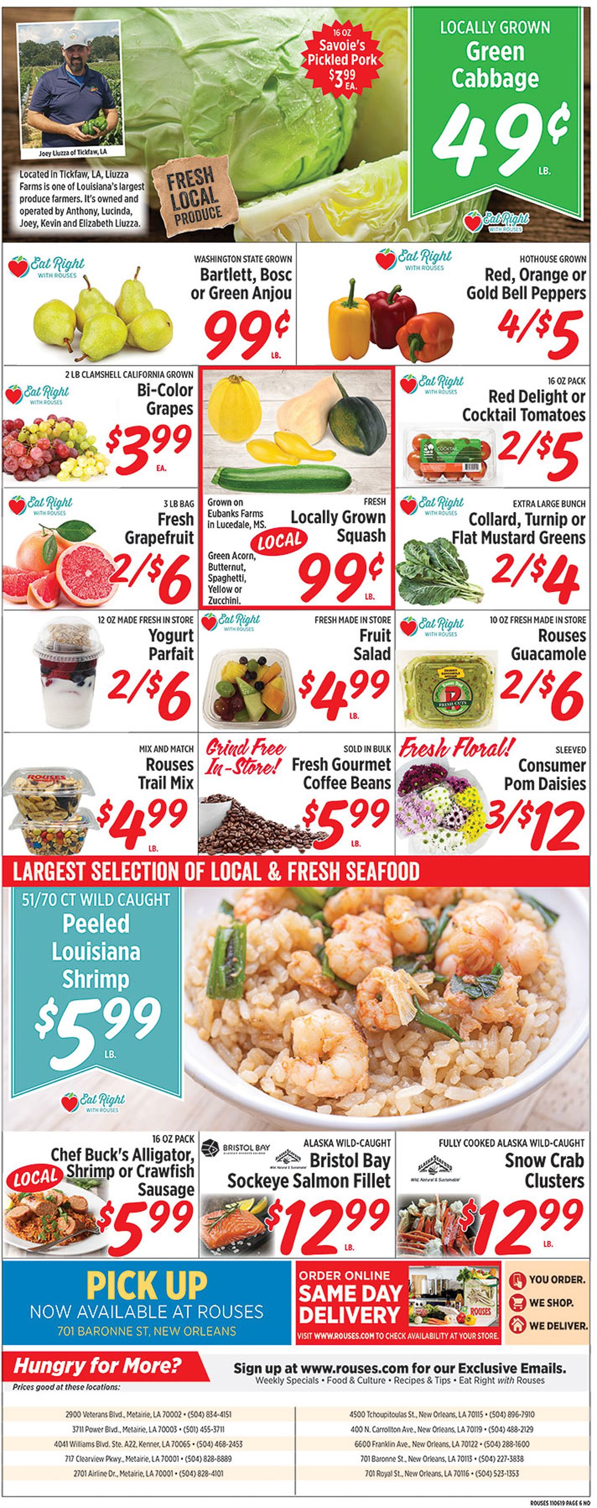 Rouses Weekly Ad Circular - valid 11/06-11/13/2019 (Page 6)
