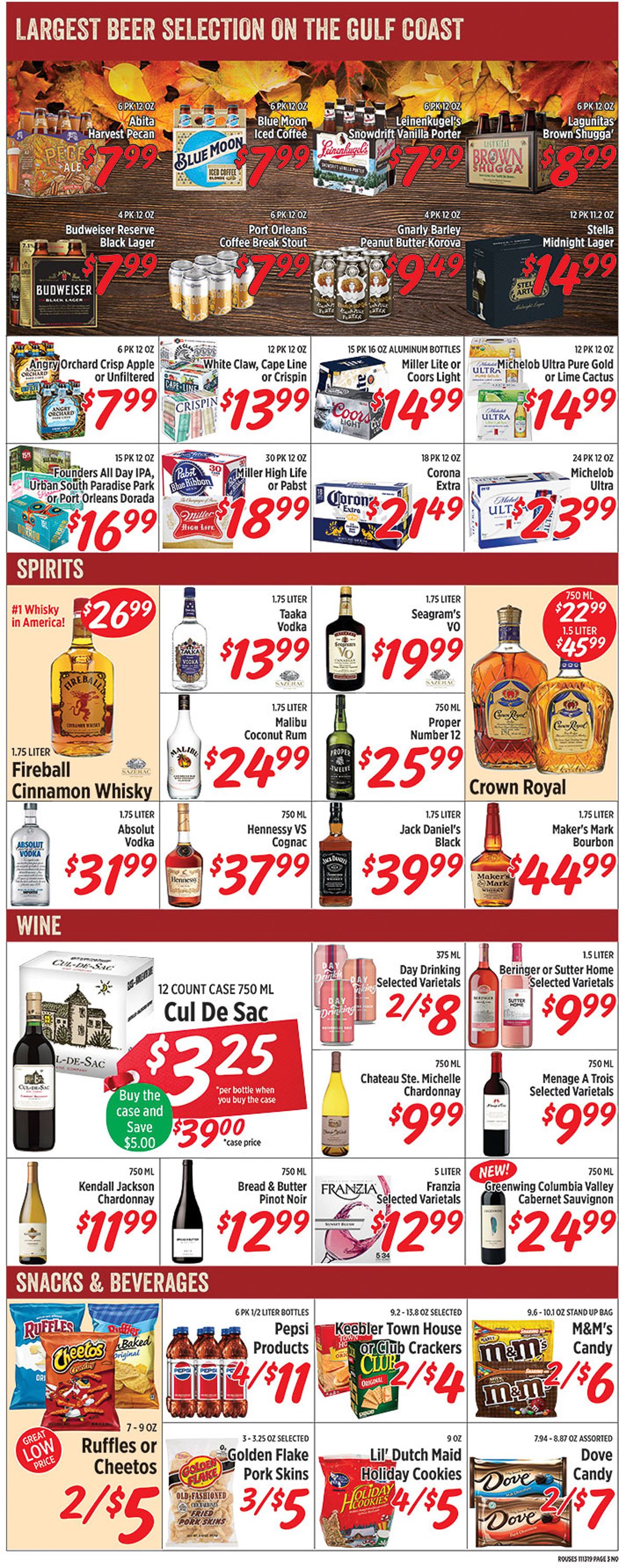 Rouses Weekly Ad Circular - valid 11/13-11/20/2019 (Page 5)