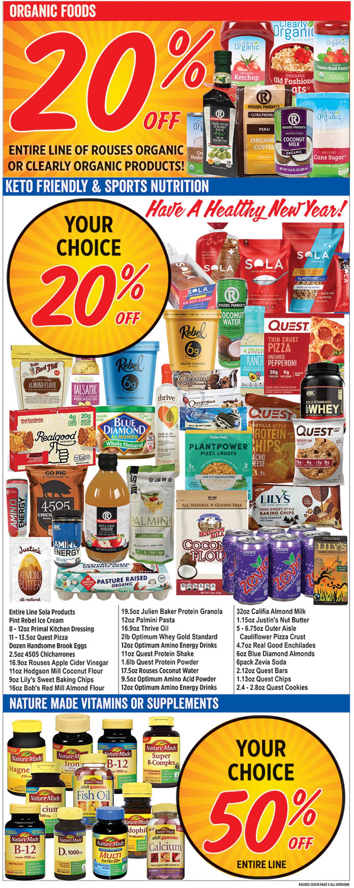 Rouses - New Year's Ad 2019/2020 Weekly Ad Circular - valid 12/26-01/01/2020 (Page 7)
