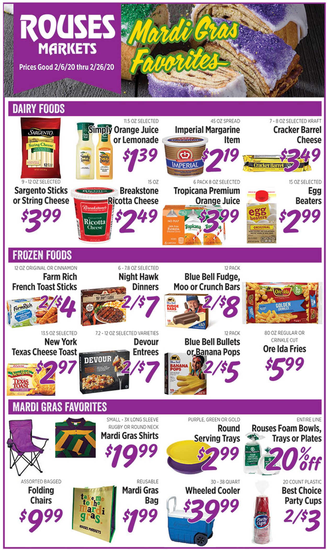 Rouses Weekly Ad Circular - valid 02/06-02/26/2020 (Page 2)