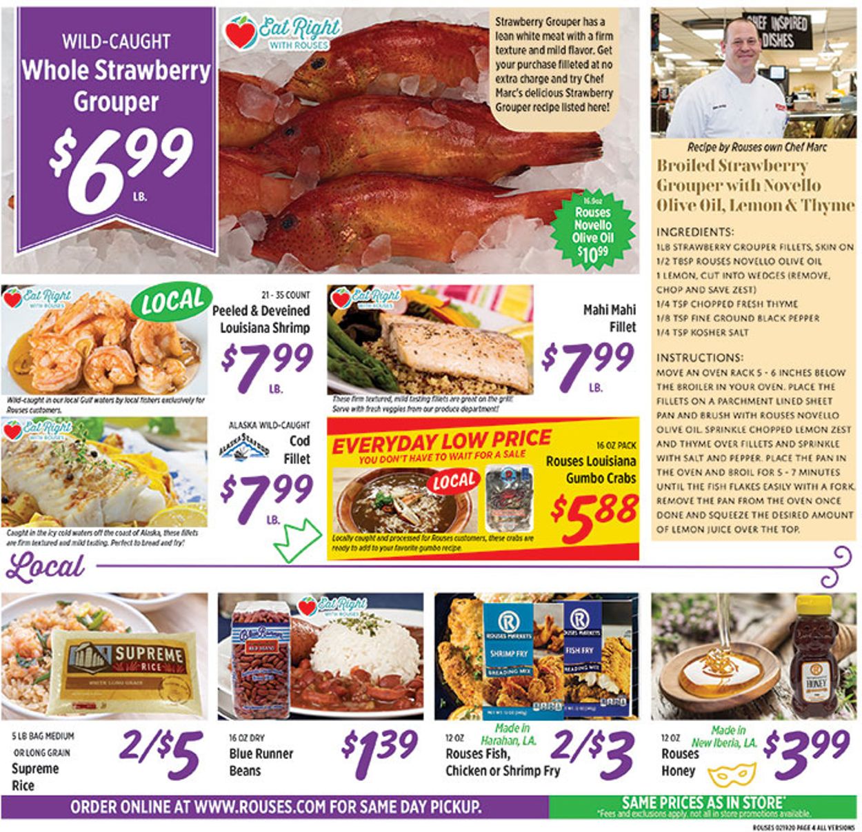 Rouses Weekly Ad Circular - valid 02/19-02/26/2020 (Page 4)