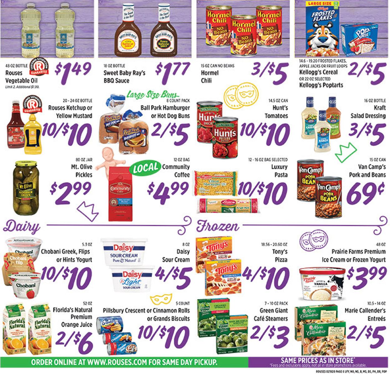 Rouses Weekly Ad Circular - valid 02/19-02/26/2020 (Page 6)