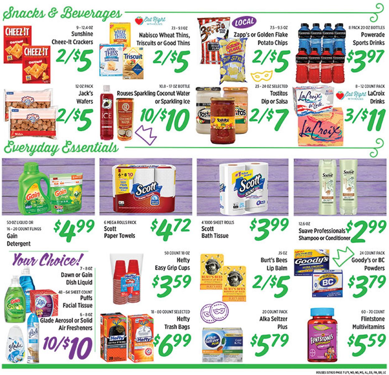 Rouses Weekly Ad Circular - valid 02/19-02/26/2020 (Page 7)