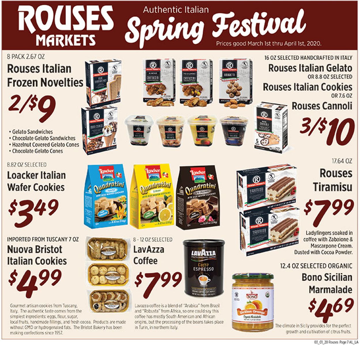 Rouses Weekly Ad Circular - valid 03/01-04/01/2020 (Page 7)