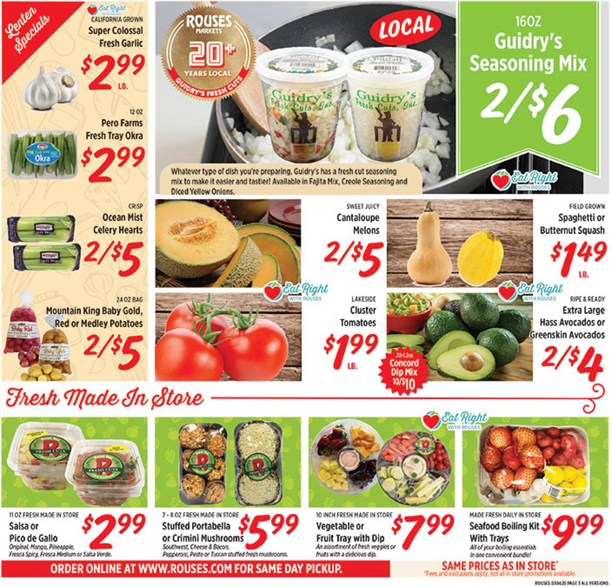 Rouses Weekly Ad Circular - valid 03/04-03/11/2020 (Page 3)