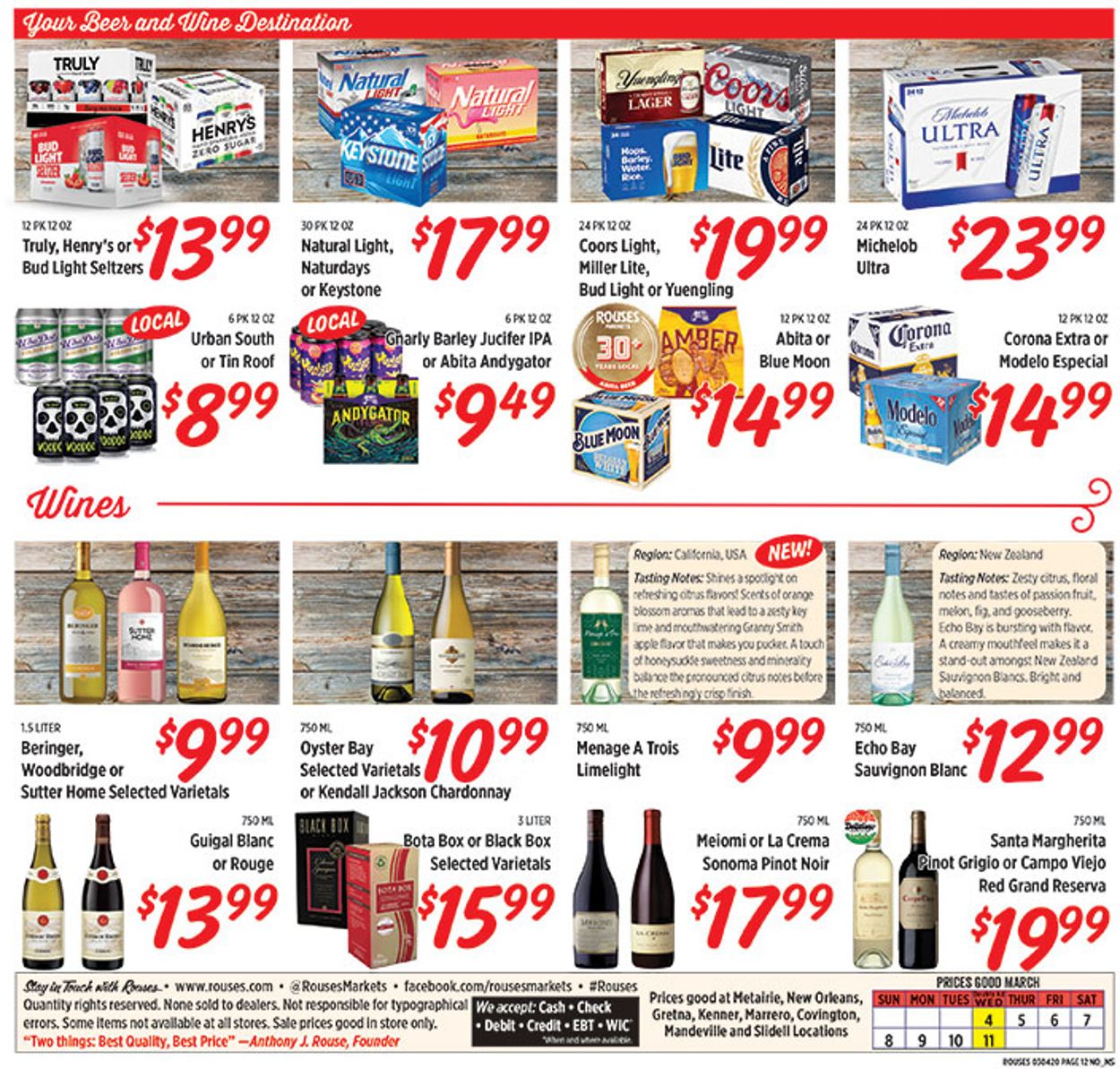 Rouses Weekly Ad Circular - valid 03/04-03/11/2020 (Page 12)