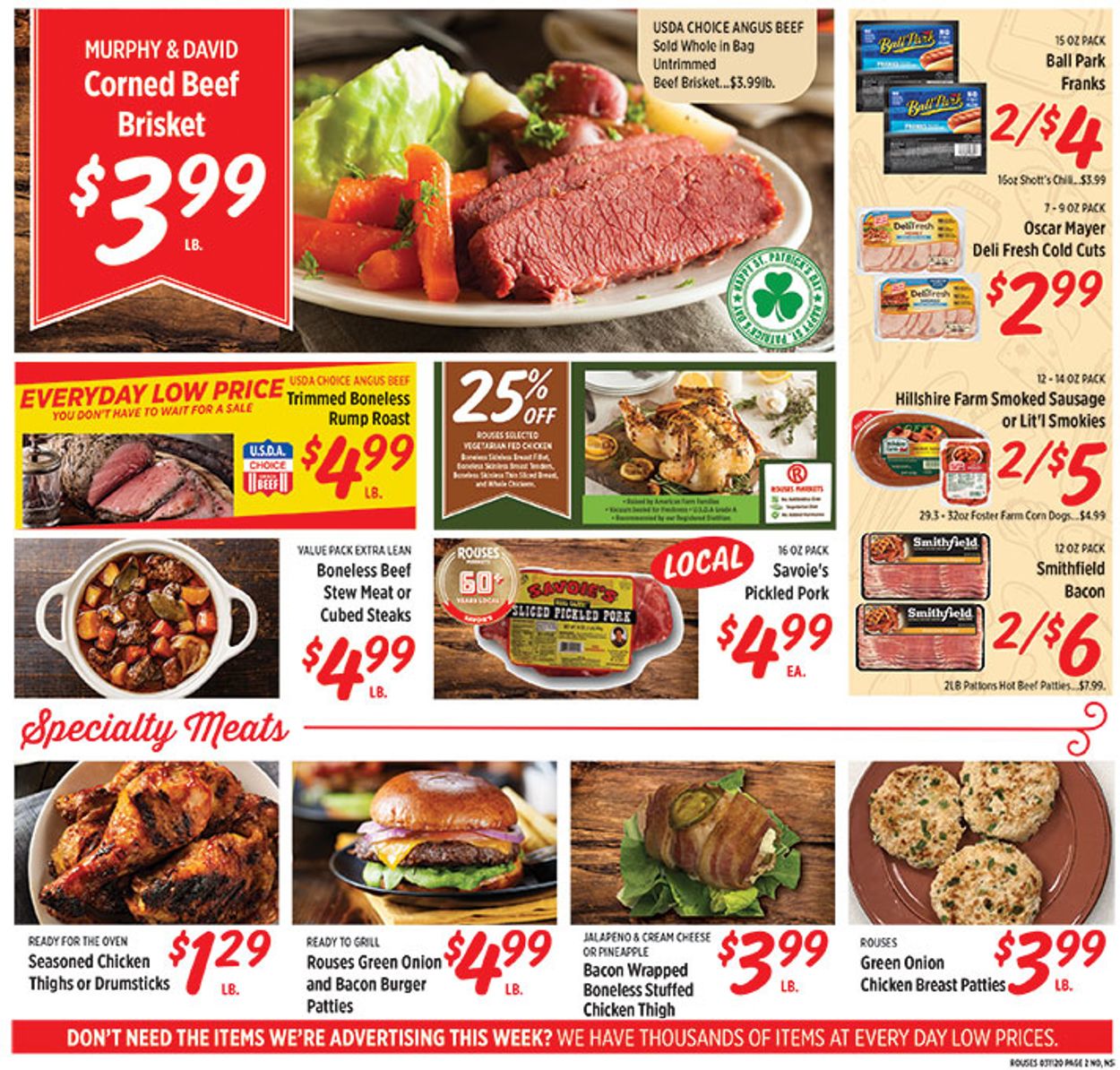 Rouses Weekly Ad Circular - valid 03/11-03/18/2020 (Page 2)