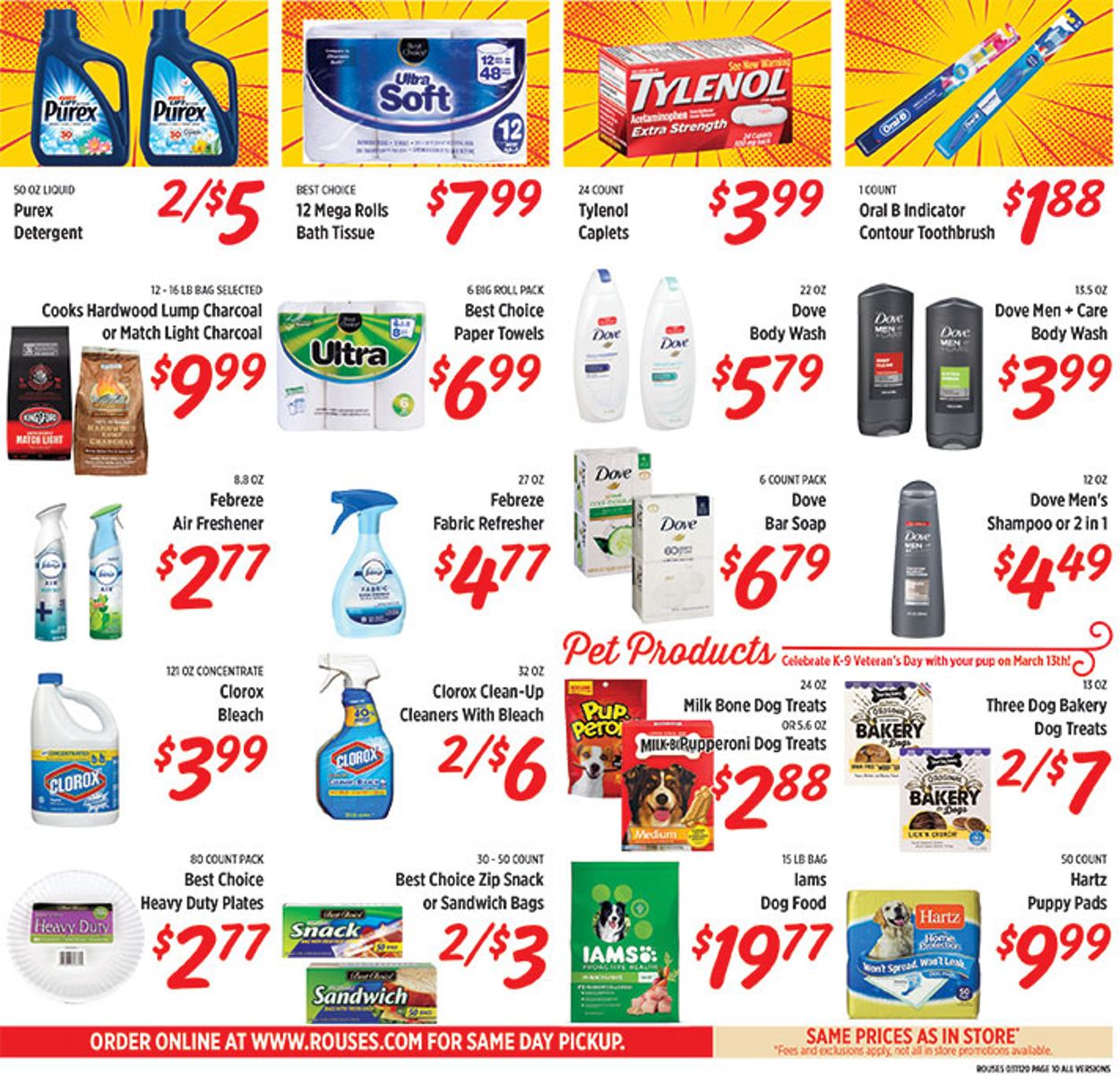 Rouses Weekly Ad Circular - valid 03/11-03/18/2020 (Page 10)