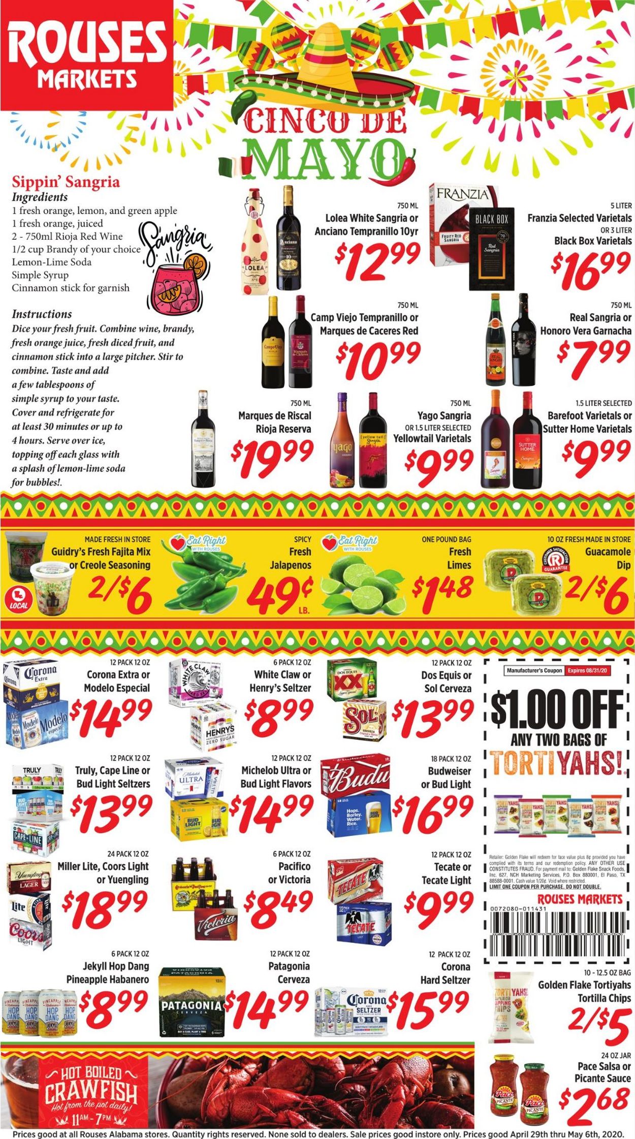 Rouses Weekly Ad Circular - valid 04/29-05/06/2020 (Page 2)