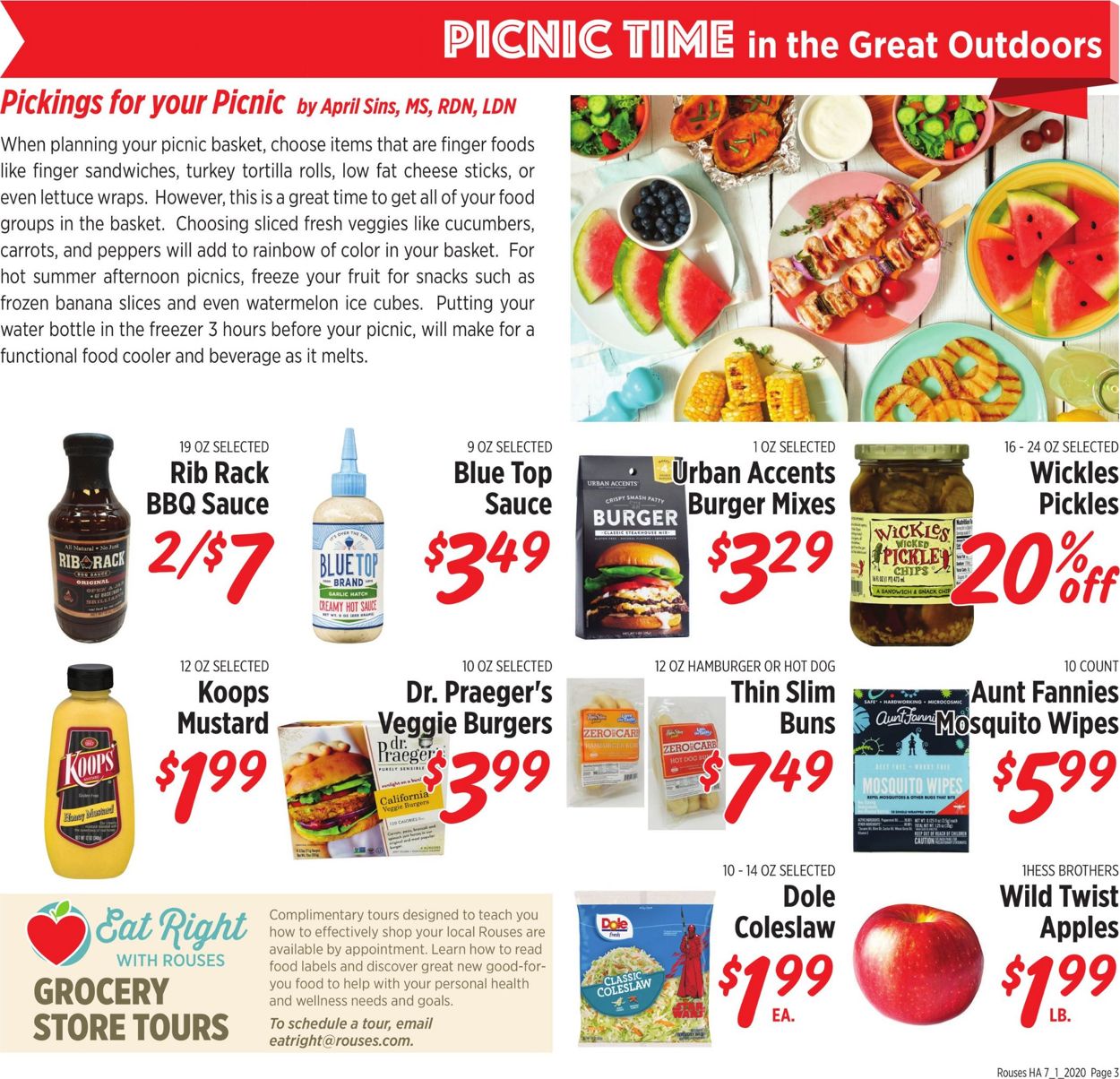 Rouses Weekly Ad Circular - valid 07/01-07/29/2020 (Page 3)