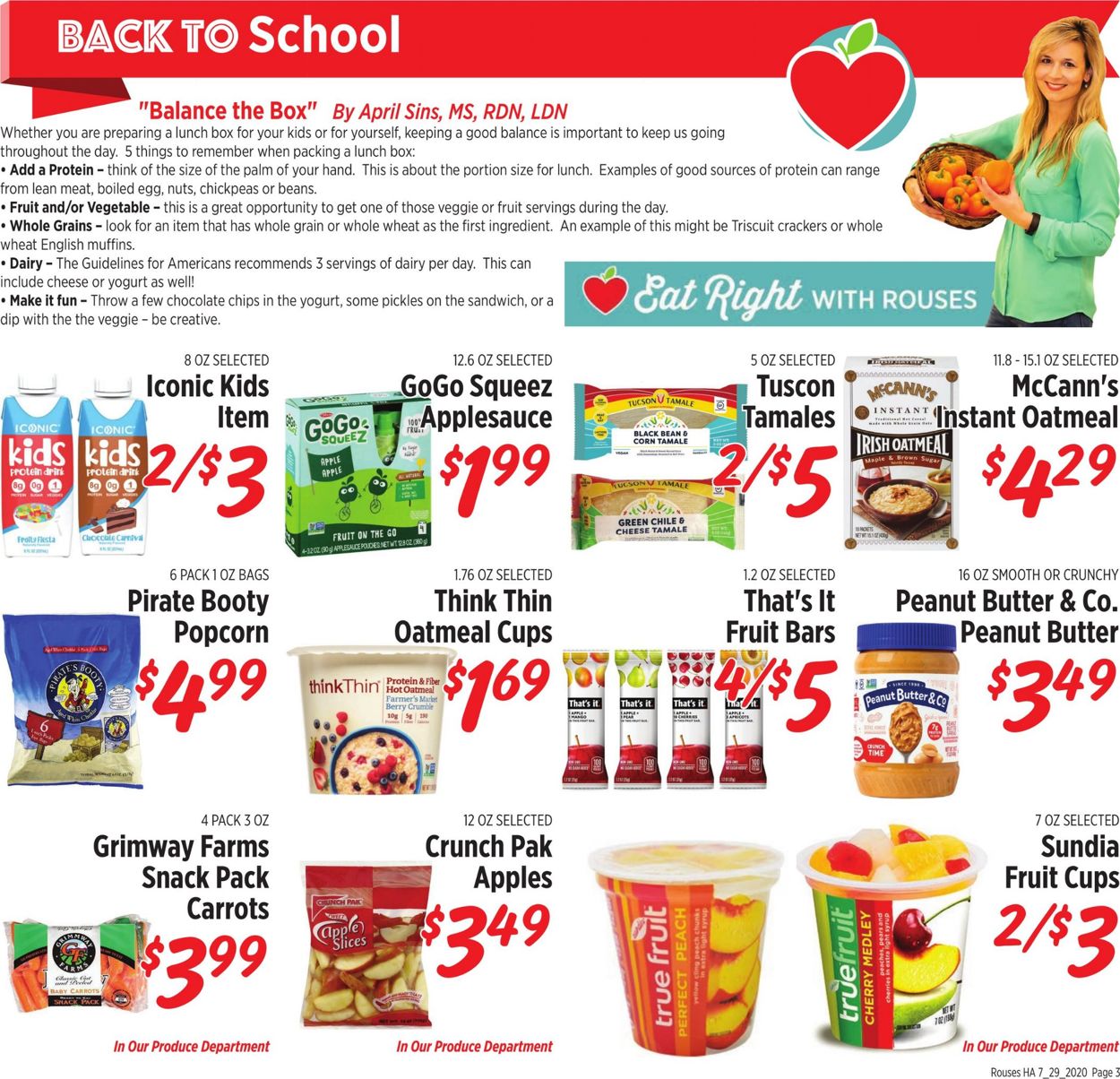 Rouses Weekly Ad Circular - valid 07/29-09/02/2020 (Page 3)