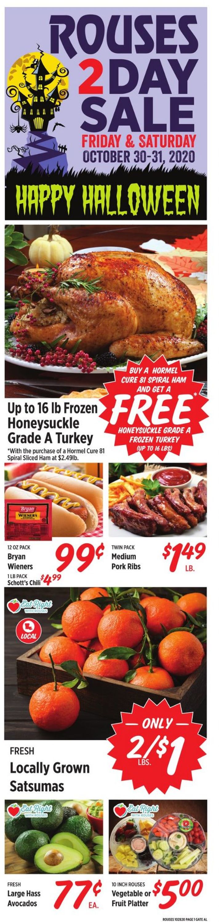 Rouses Weekly Ad Circular - valid 10/28-11/04/2020 (Page 3)