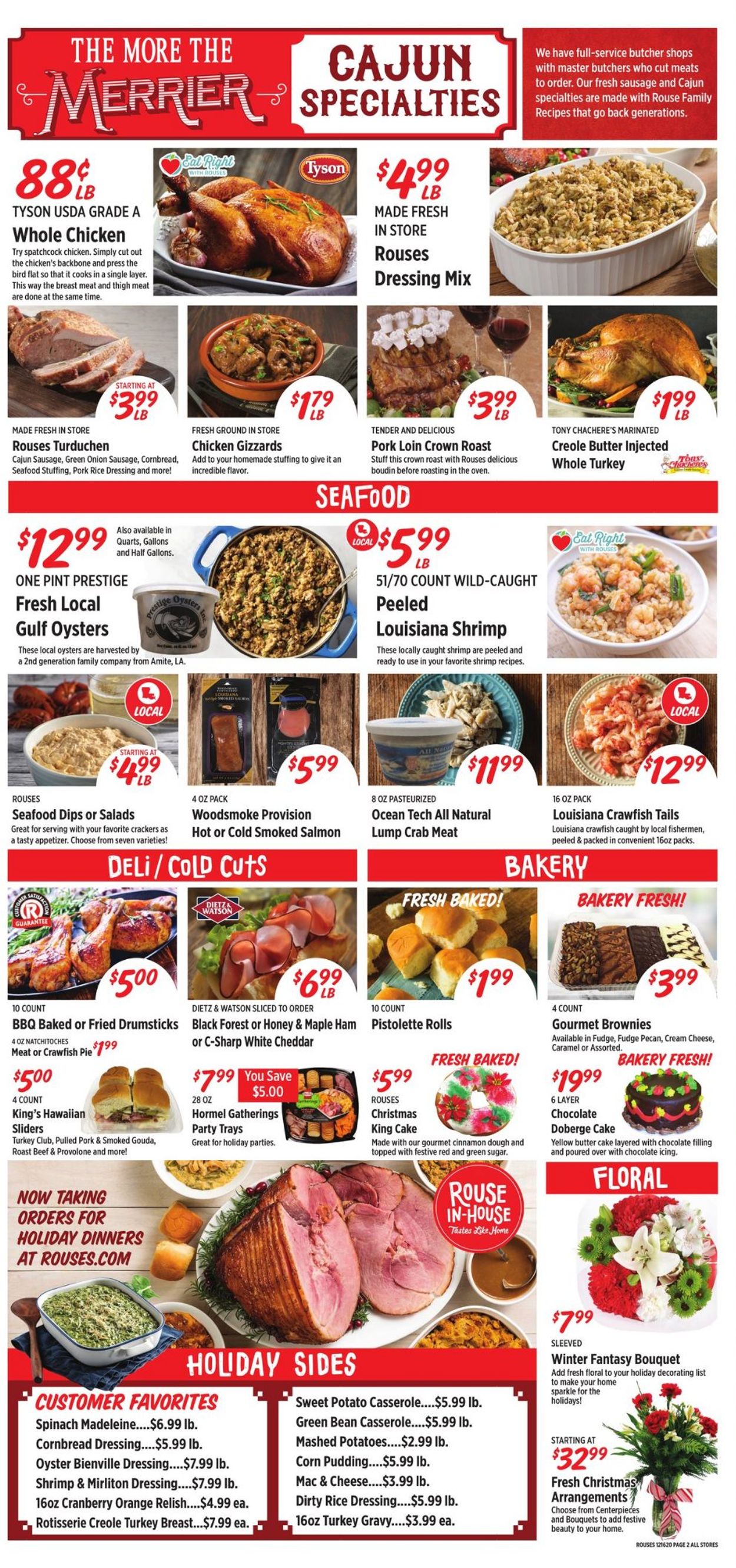 Rouses Weekly Ad Circular - valid 12/16-12/24/2020 (Page 2)
