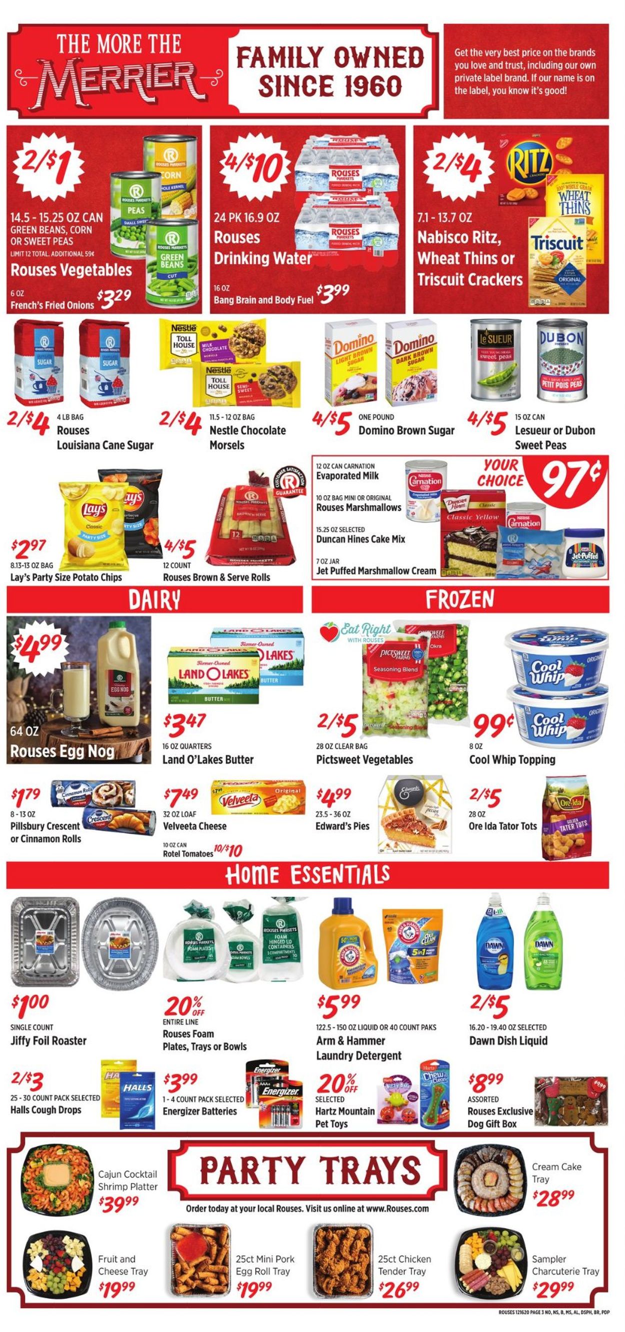 Rouses Weekly Ad Circular - valid 12/16-12/24/2020 (Page 3)
