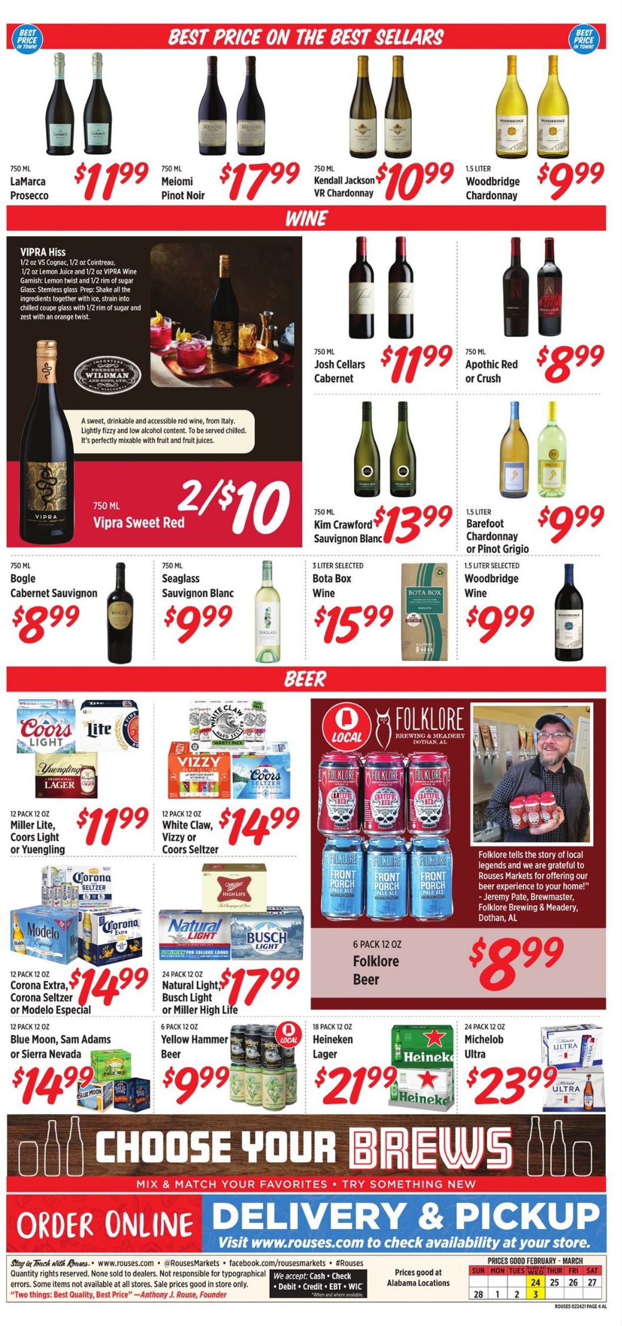 Rouses Weekly Ad Circular - valid 02/24-03/03/2021 (Page 4)