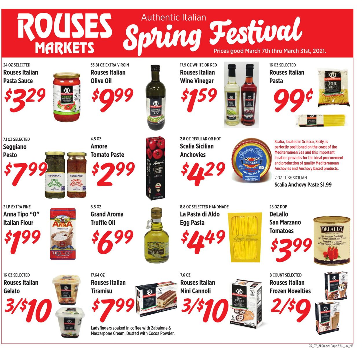 Rouses Weekly Ad Circular - valid 03/07-03/31/2021 (Page 2)