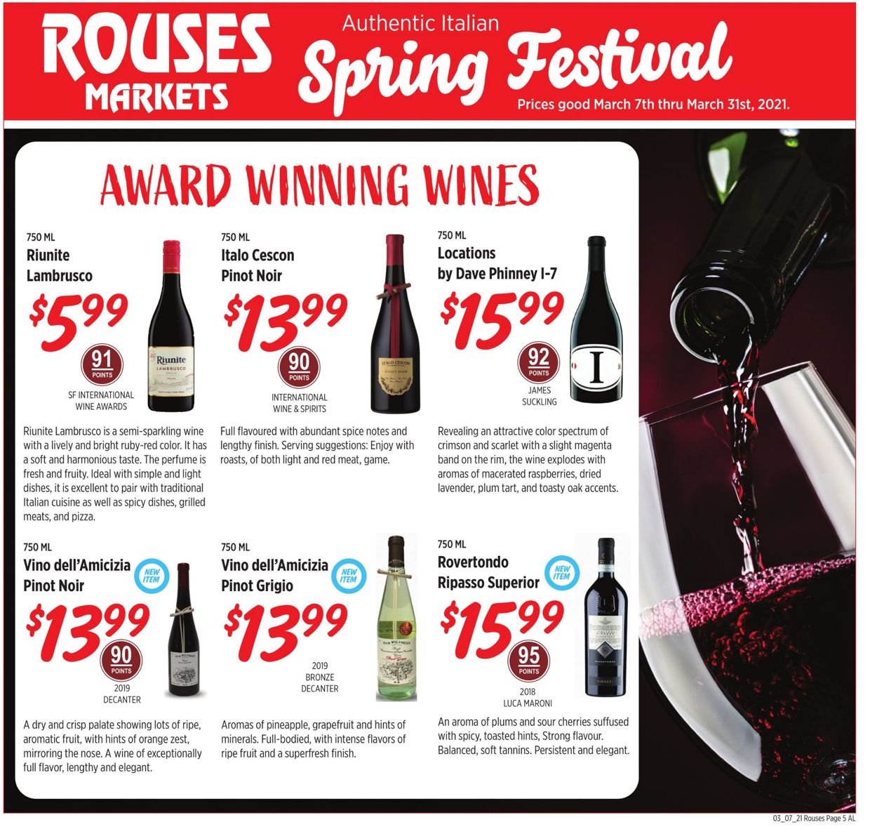 Rouses Weekly Ad Circular - valid 03/07-03/31/2021 (Page 5)