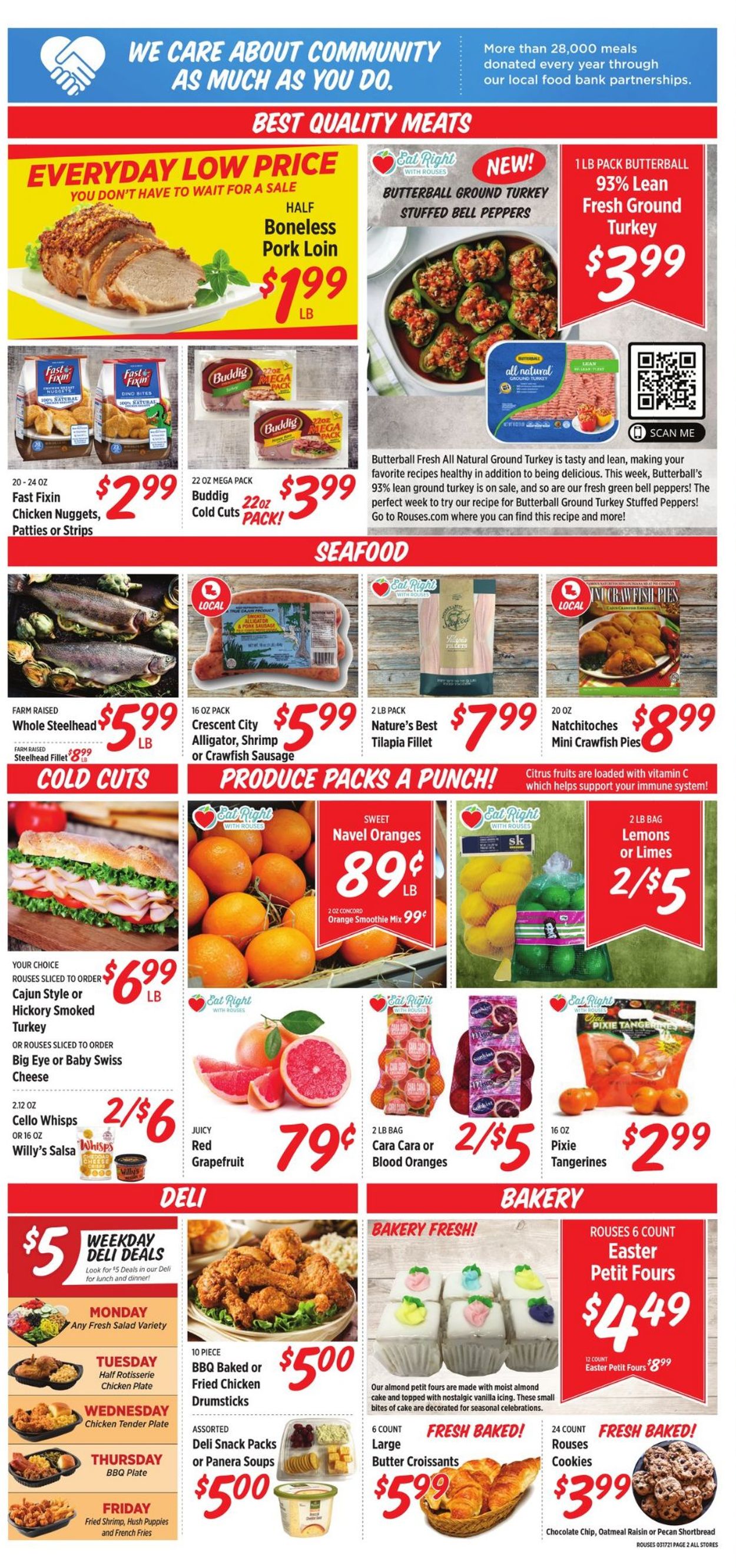 Rouses Weekly Ad Circular - valid 03/17-03/24/2021 (Page 2)