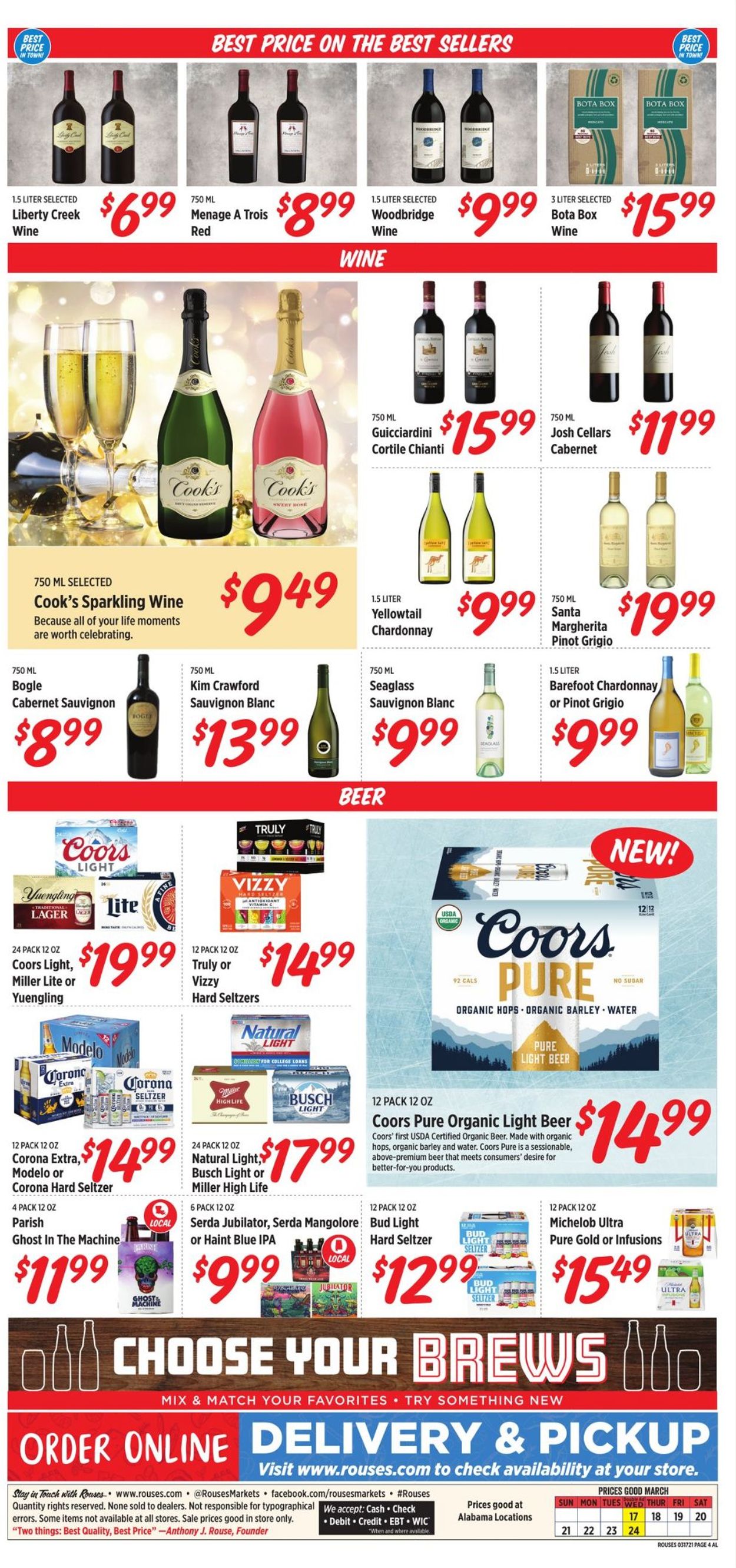 Rouses Weekly Ad Circular - valid 03/17-03/24/2021 (Page 4)