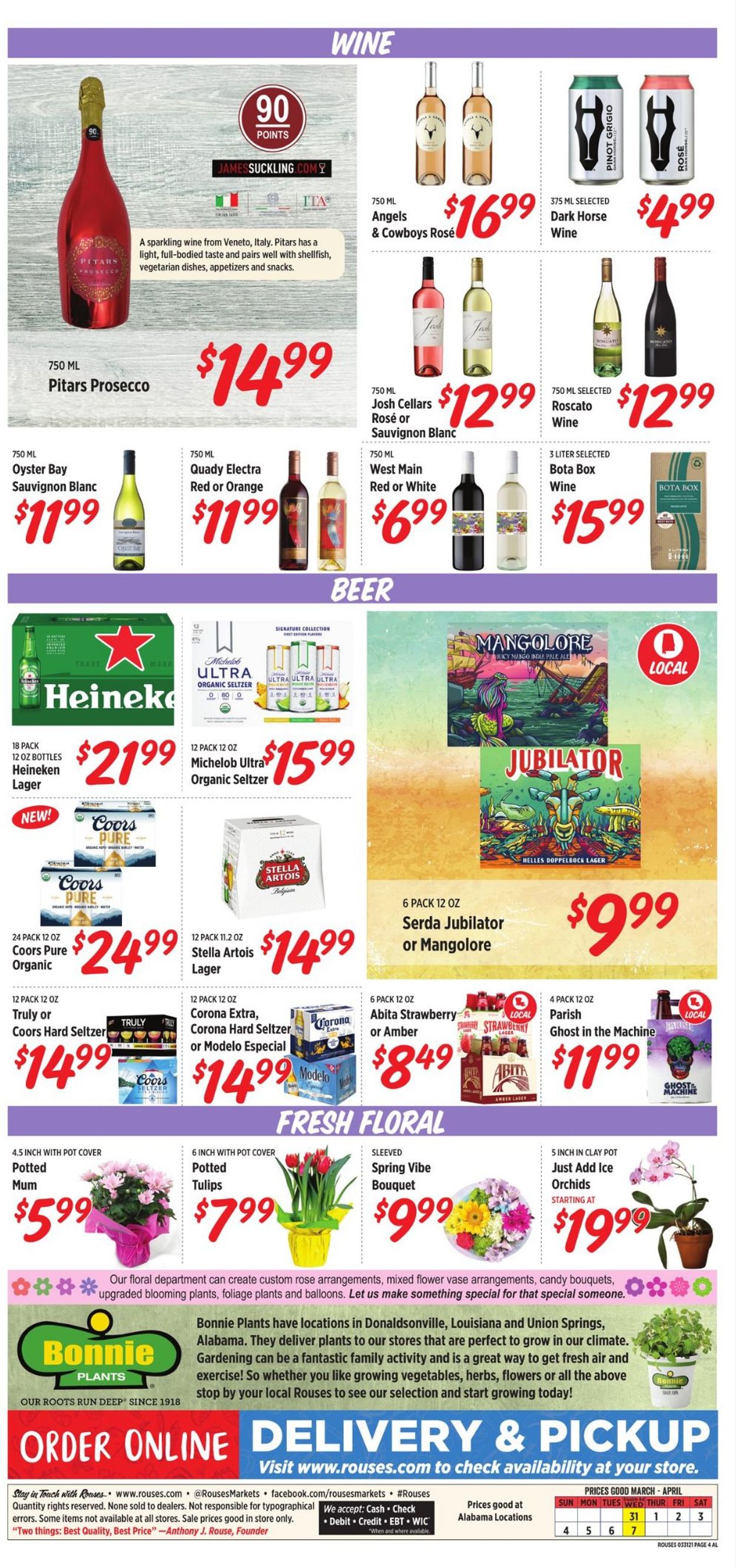 Rouses Easter 2021 ad Weekly Ad Circular - valid 03/31-04/07/2021 (Page 4)