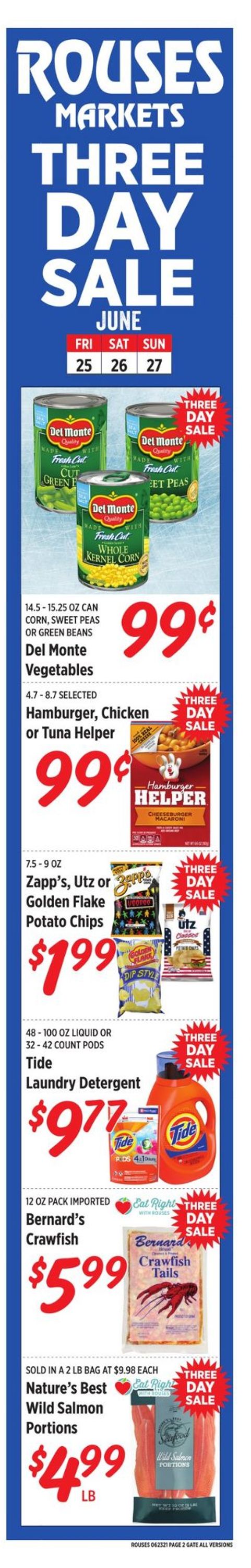 Rouses Weekly Ad Circular - valid 06/23-06/30/2021 (Page 2)